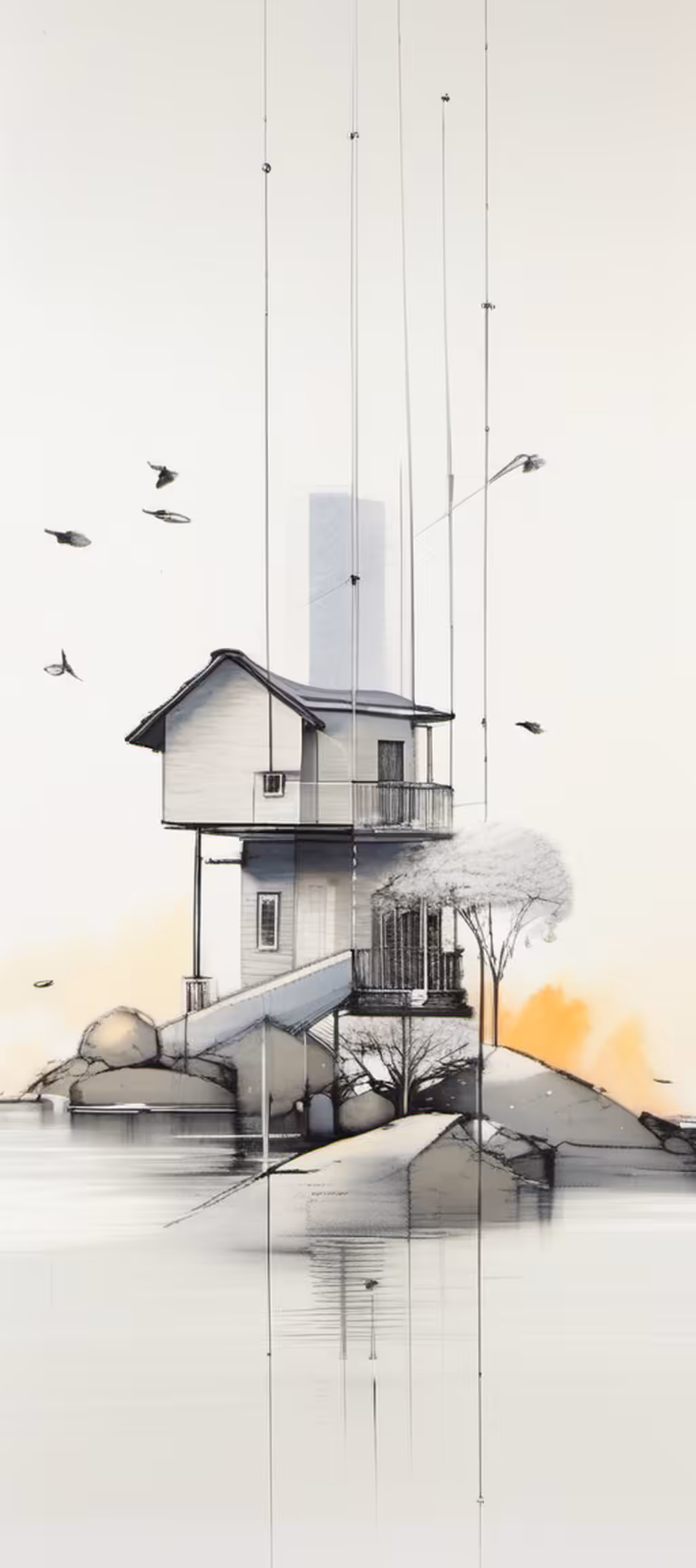 Tall Houses + Trees #20