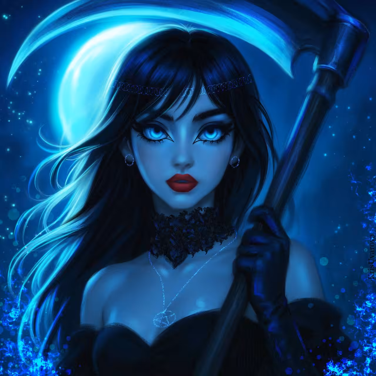 Under the moon 💙