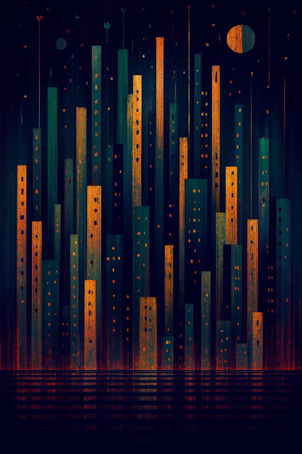 Glitched Cityscape #1