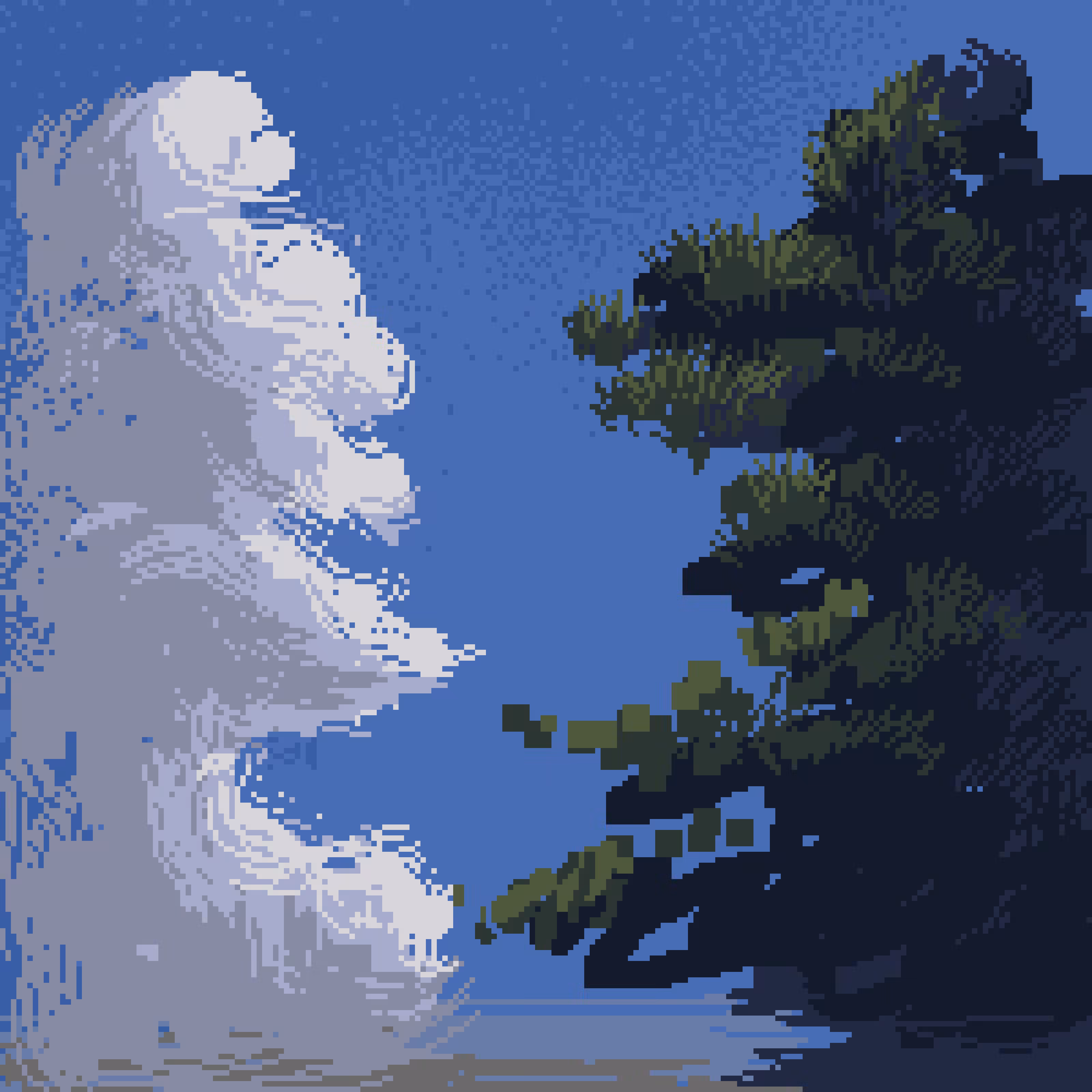 Clouds and Pines 