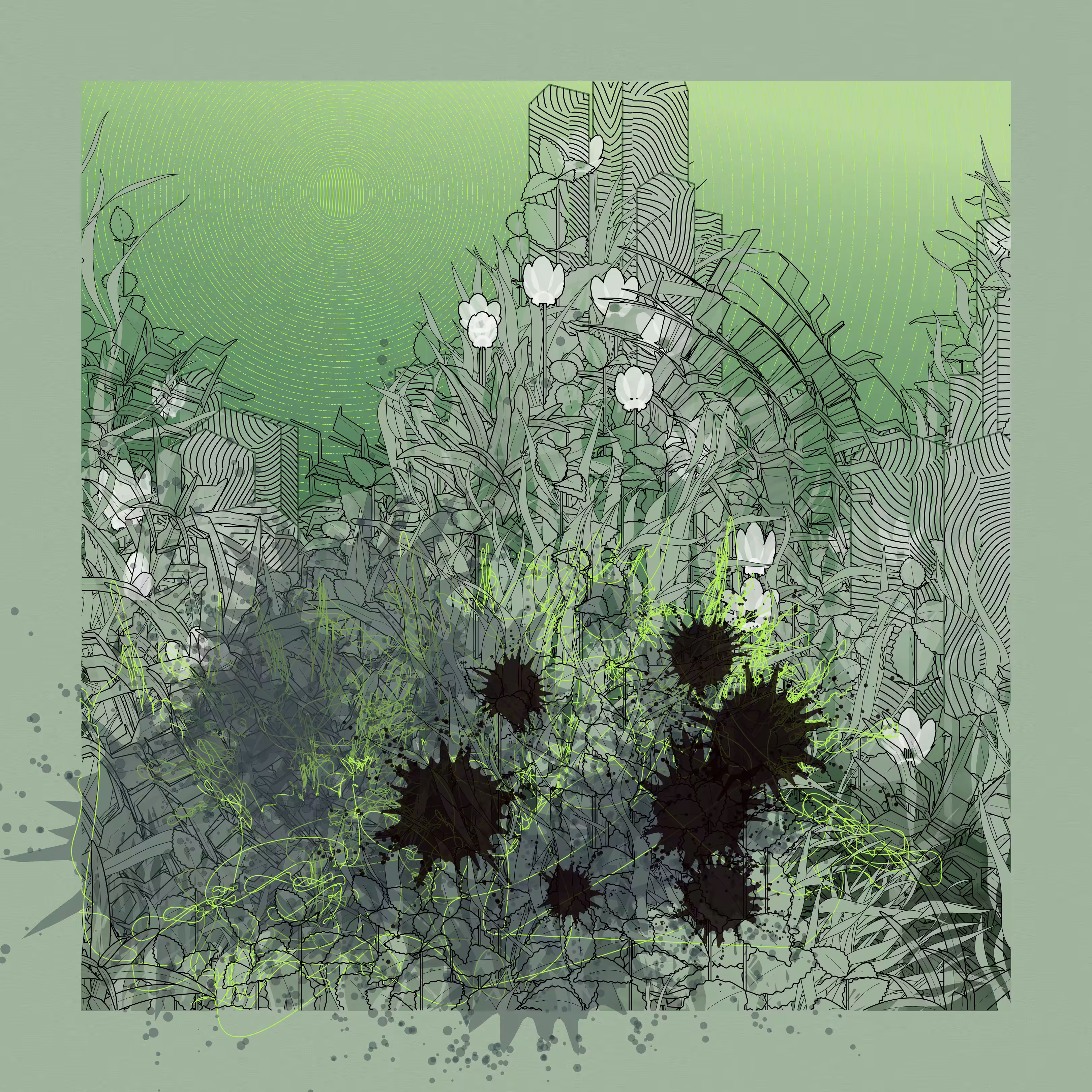 Landscape with Carbon Capture #407