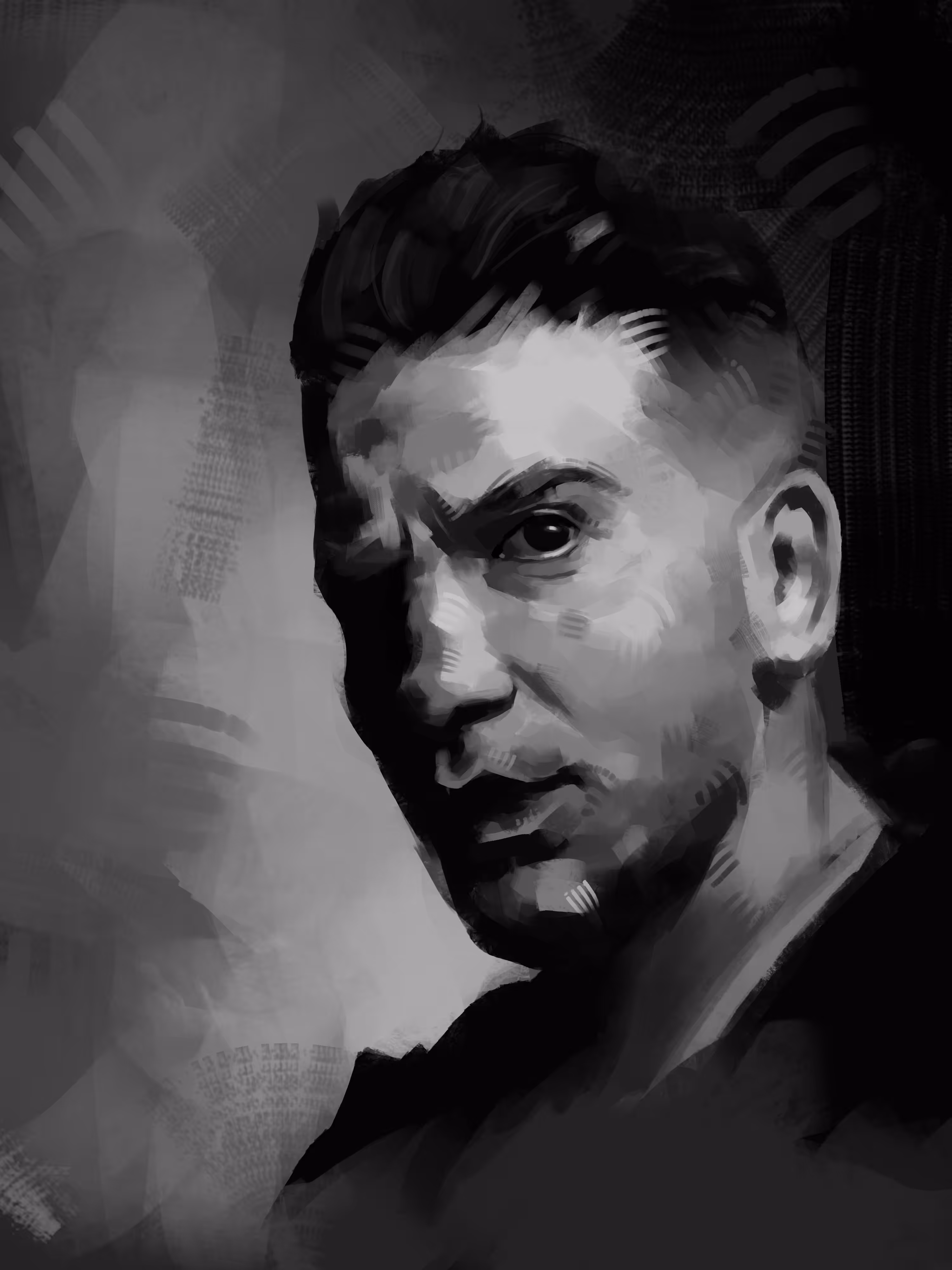 A portrait of Jon