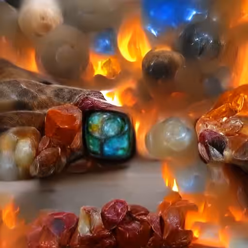Gemstone fire