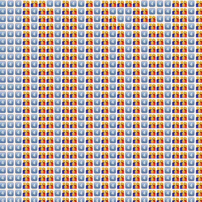 Elementary Cellular Emoji Automata #324