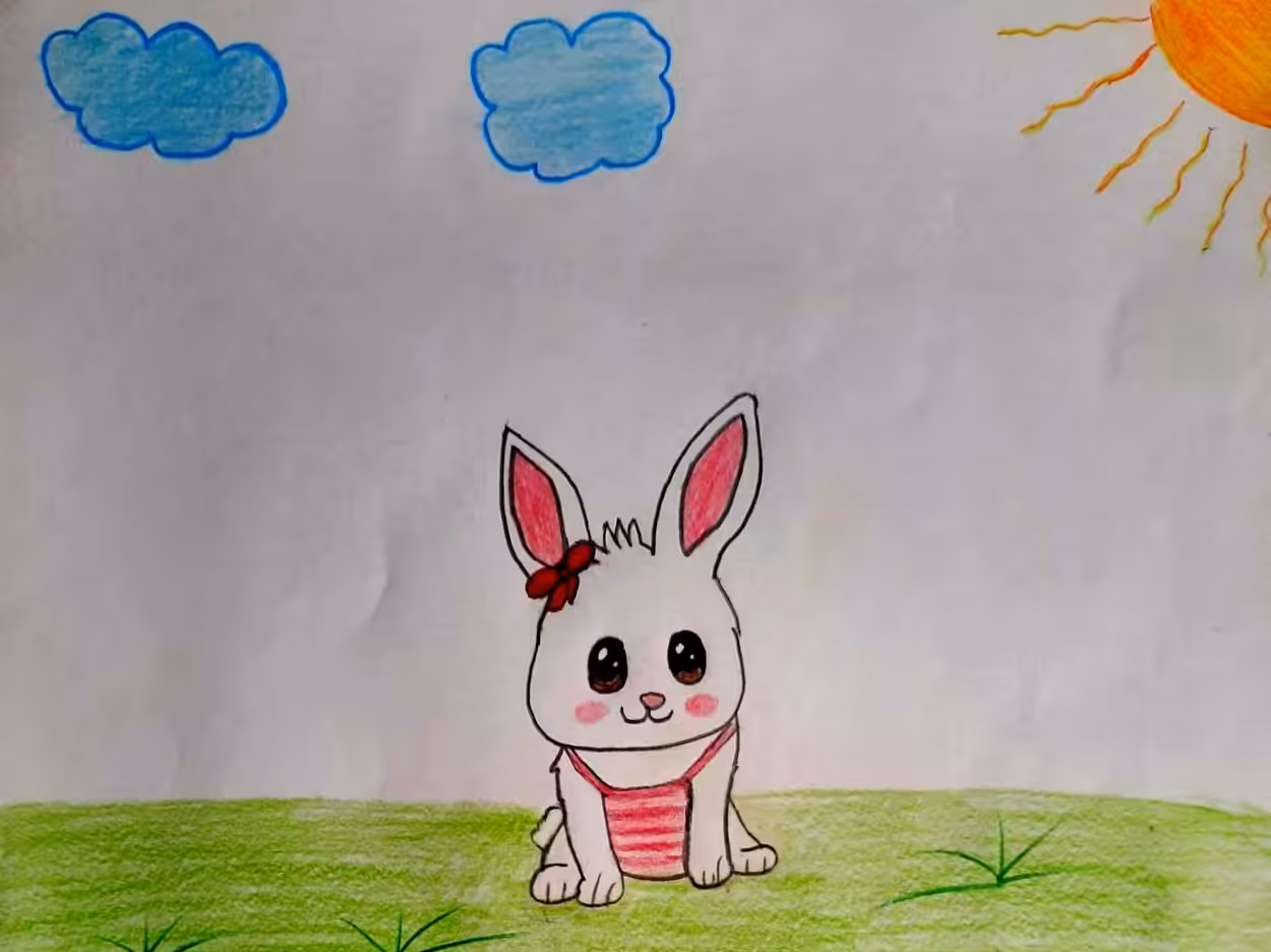 Animals : The Playful Little Bunny