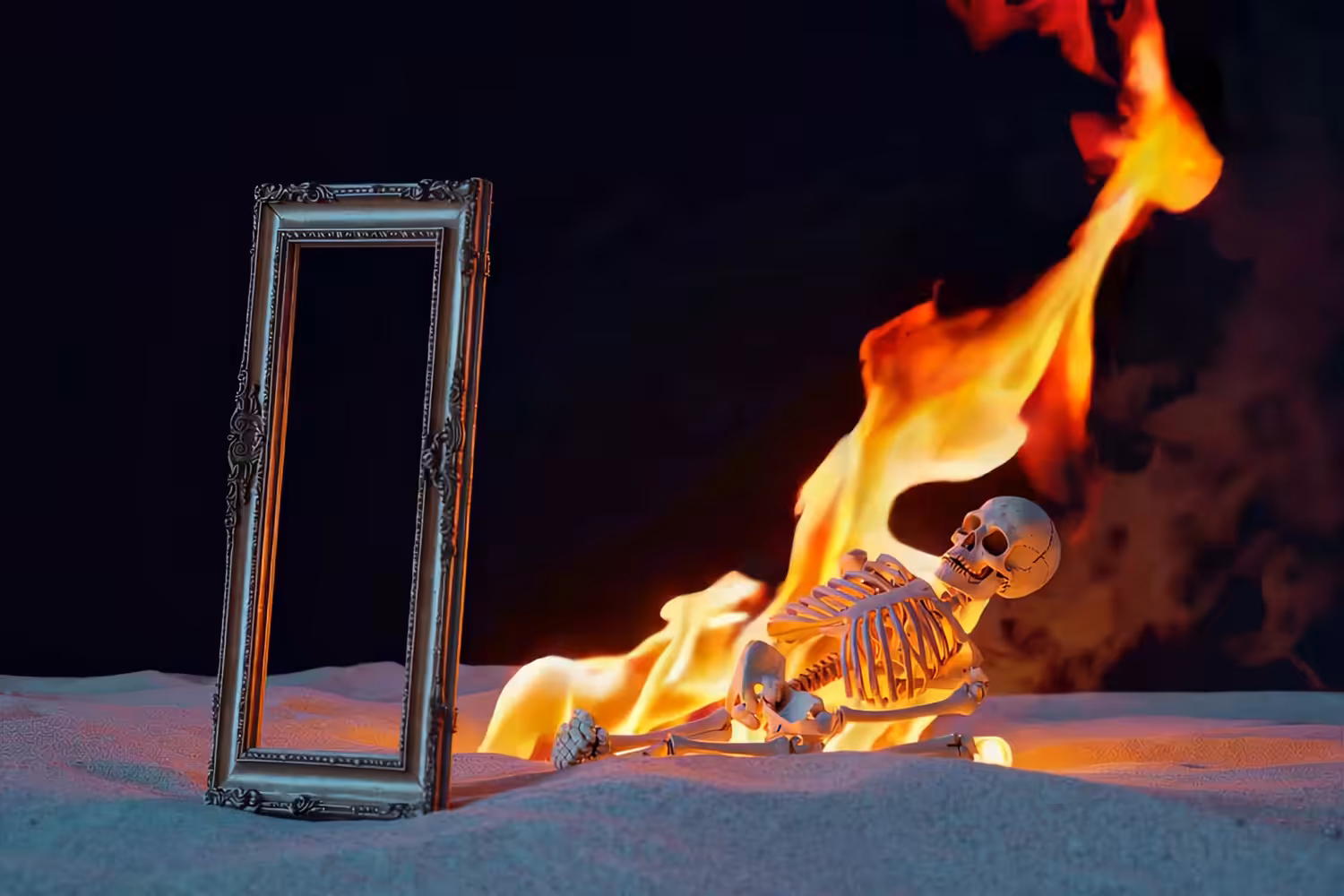 Heat the art.