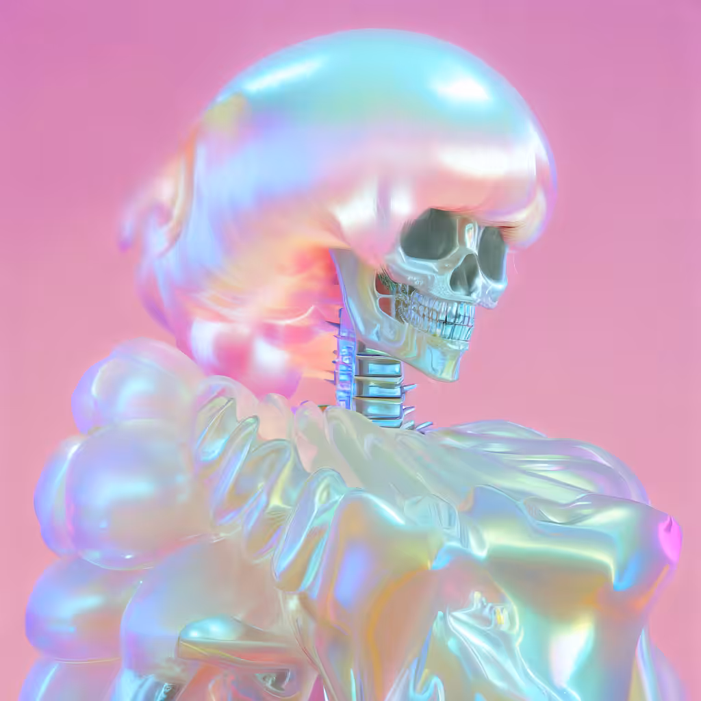Skeleperl Wig