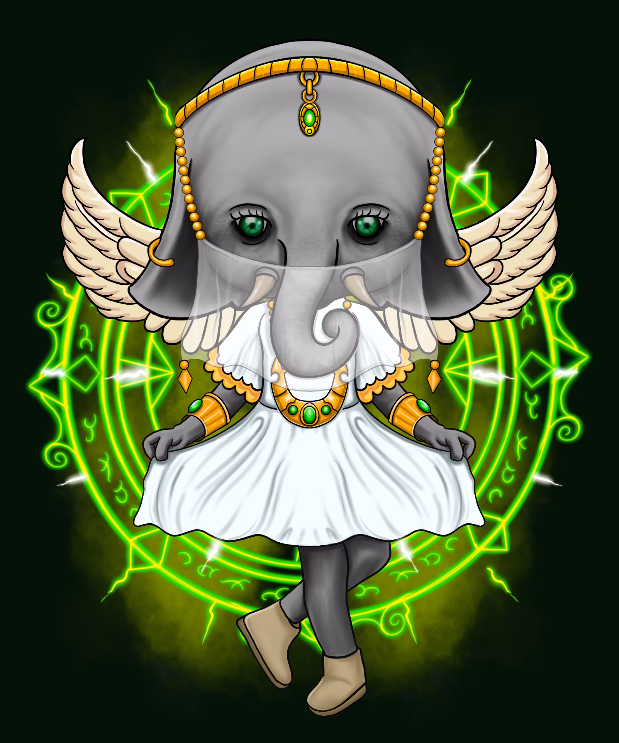 Elephant  Queen Angel