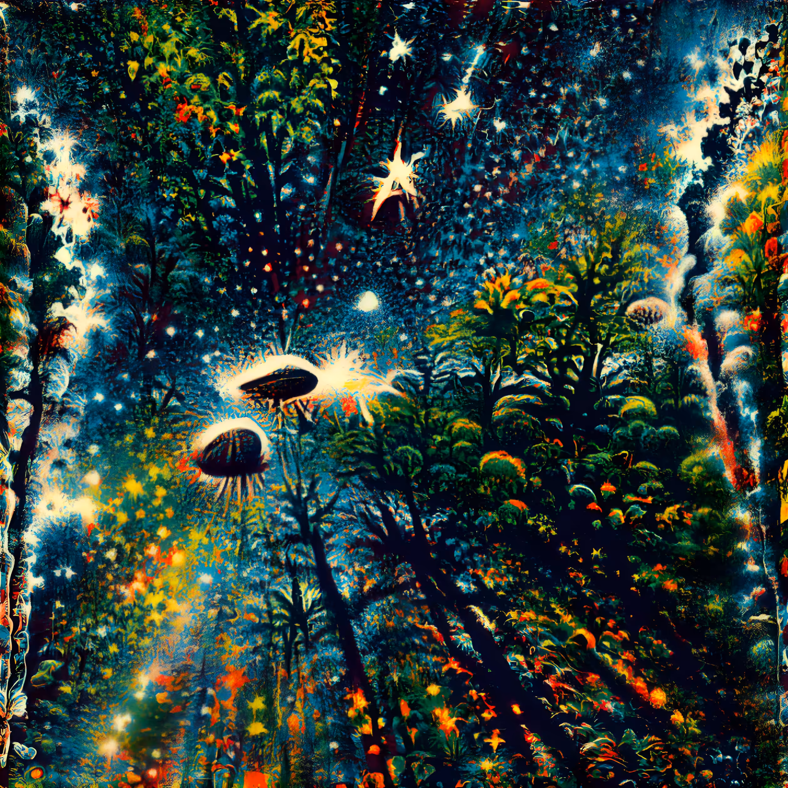 rainbow spaceship voyage #11
