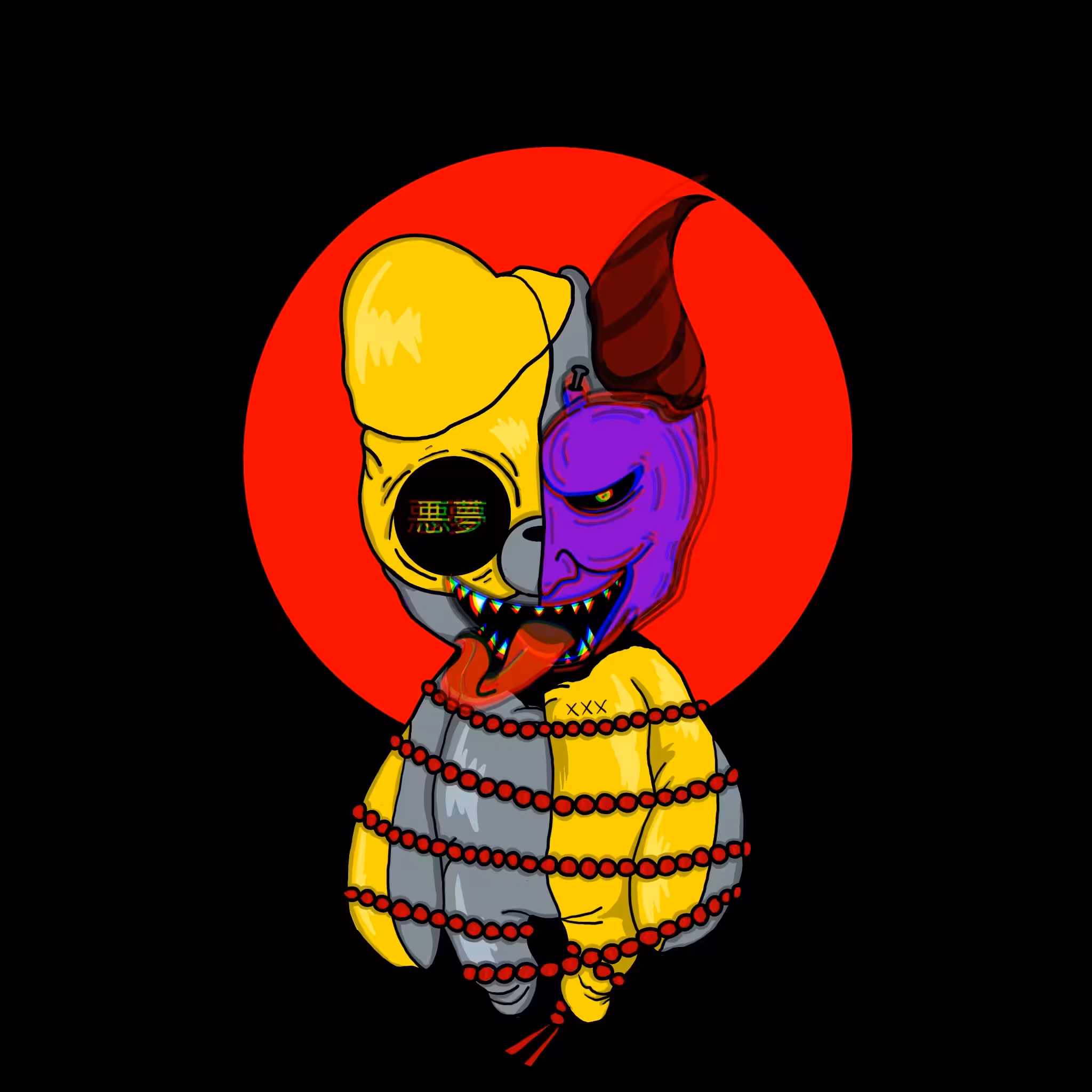 Beast dolls #xxx (Ninja Drop) (SuperRare)