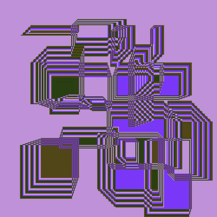 Superimposed Rectangles #89