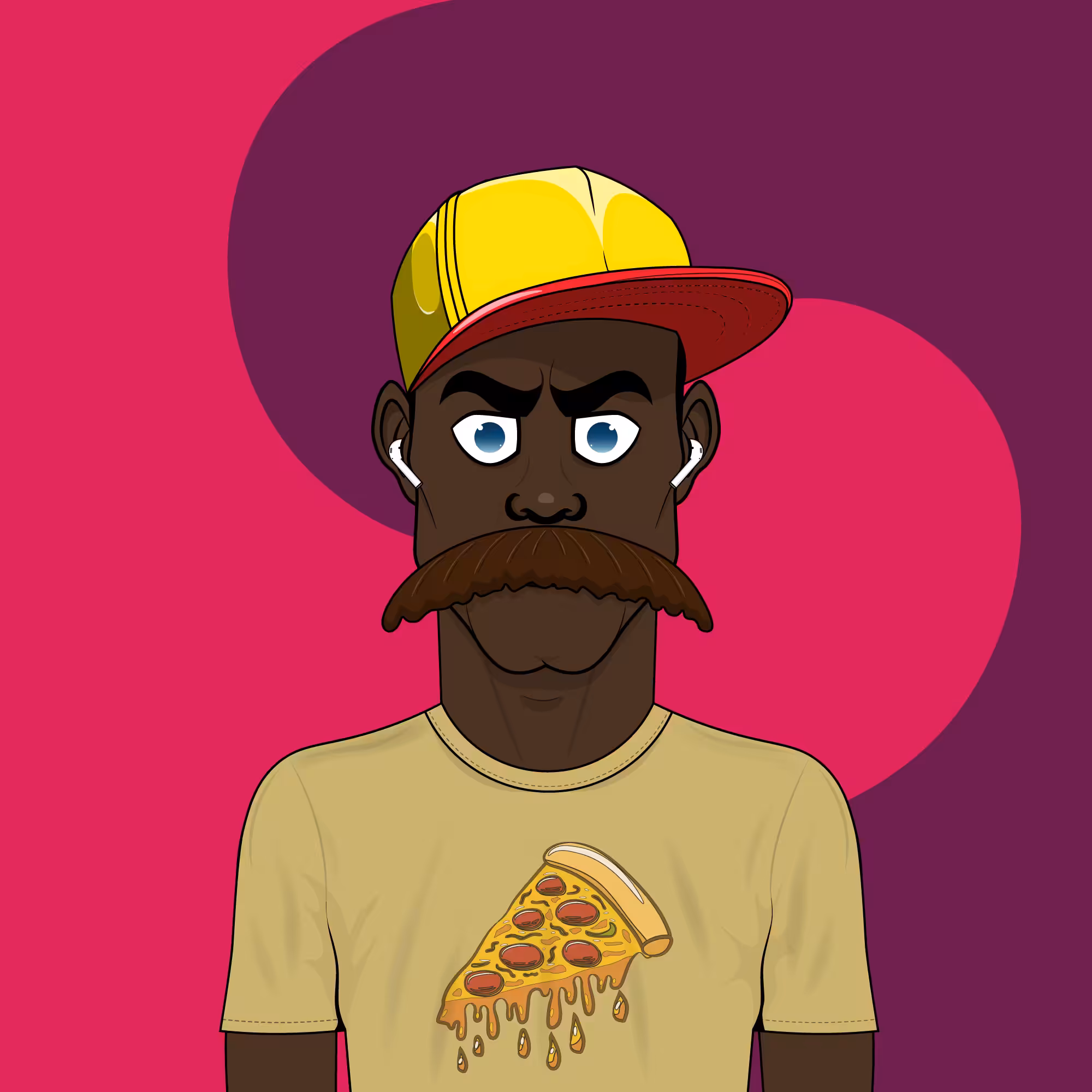 Mustachioed #7