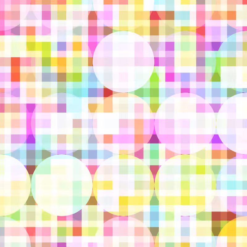 Overlapping squares and circles #12