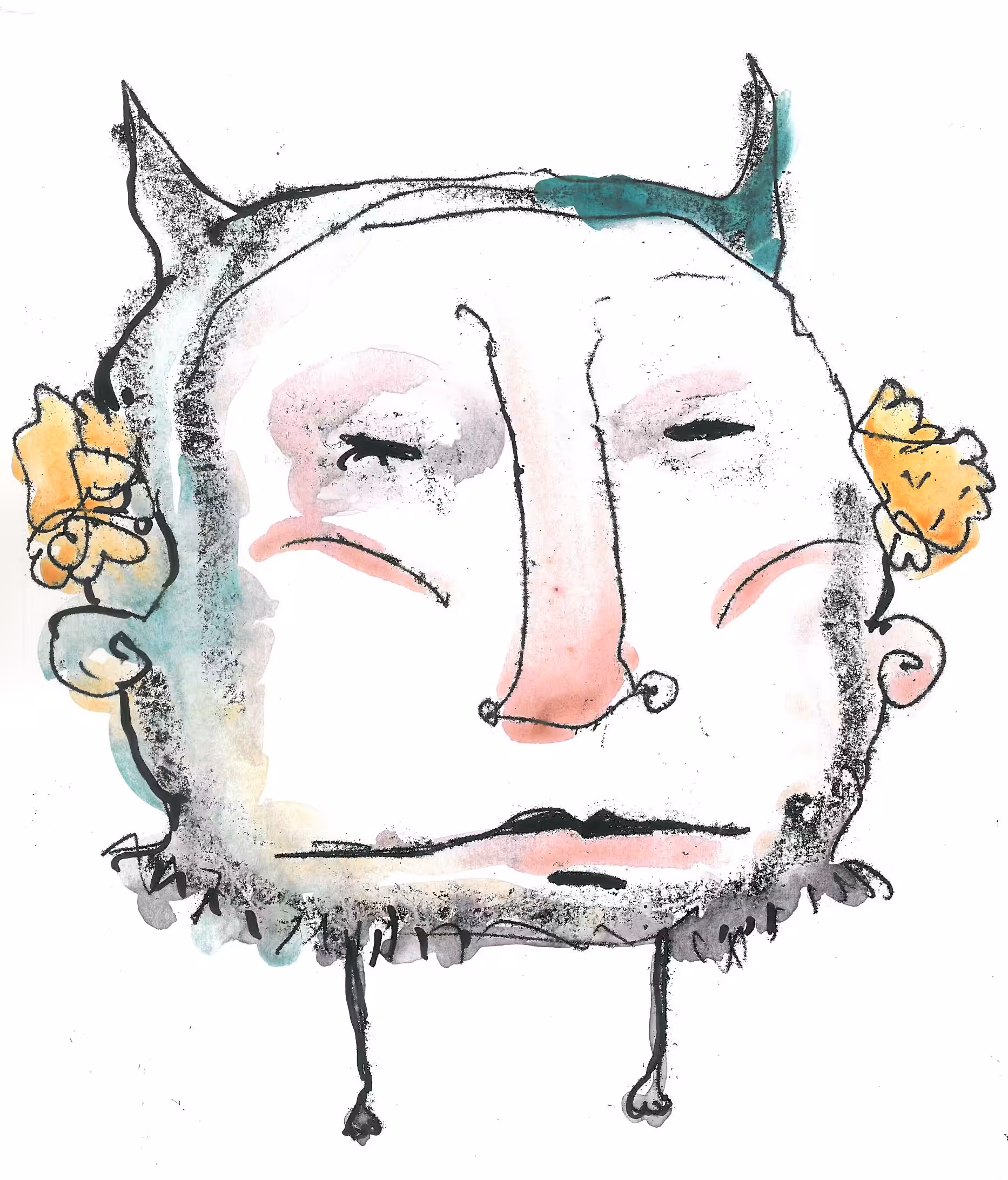 chamfered face