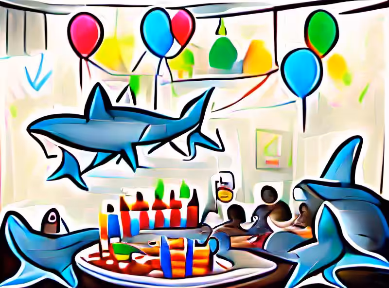 A Shark's Birthday Party