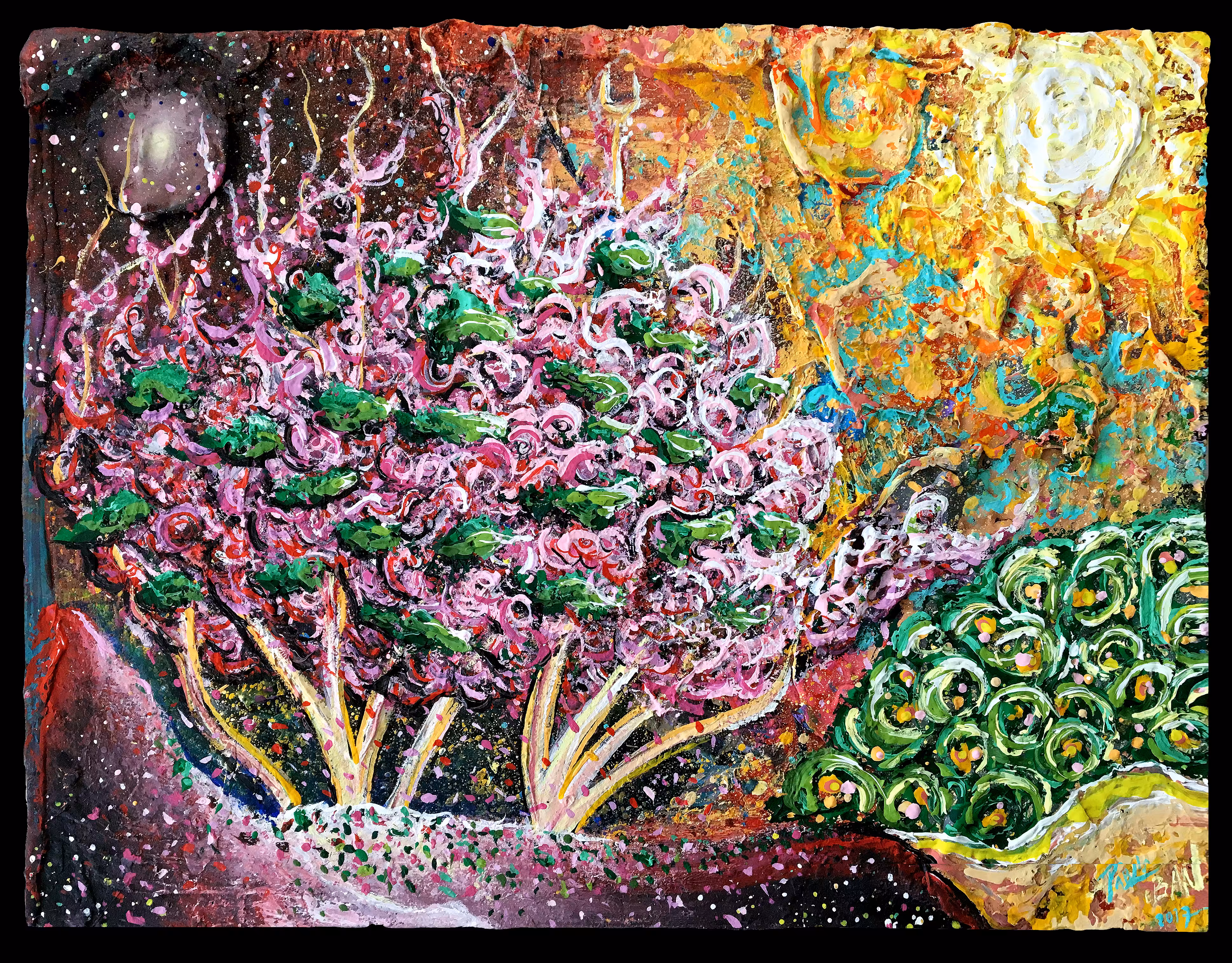 Night and Day, Bugambilia tree