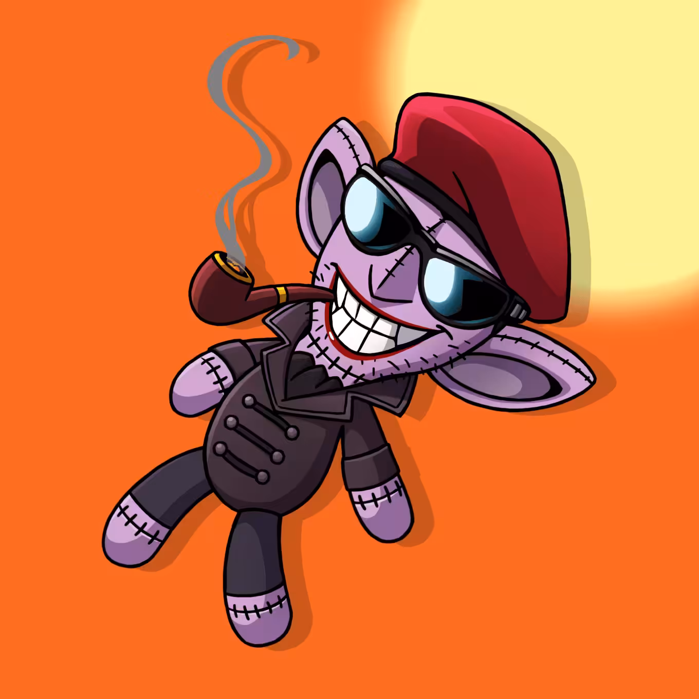 #660 Sneaky Vampire Teddy