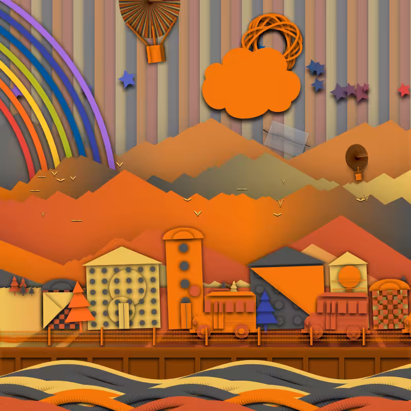 Paper Art 2.5D #30