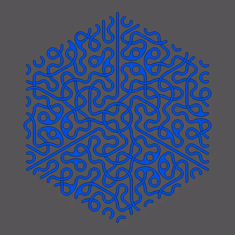 Threefold Symmetry - Dark Variations #175