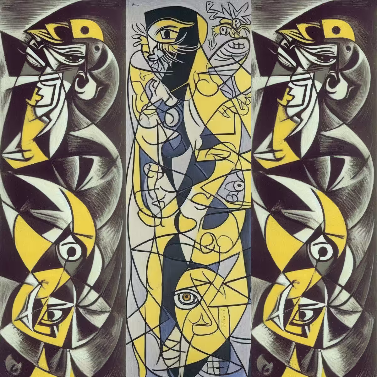 Cubism Dragons #1