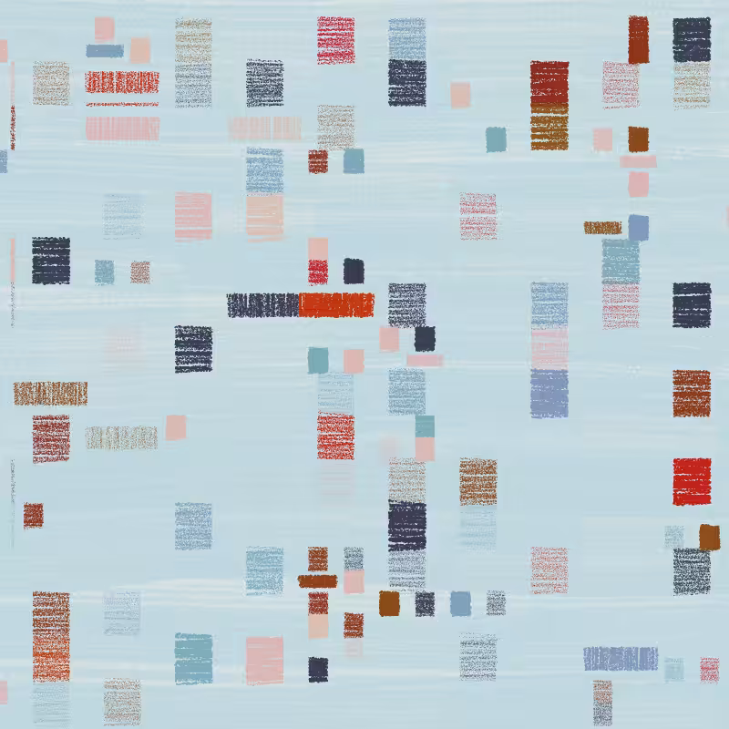 Composition #3 Patchwork Quilt #222