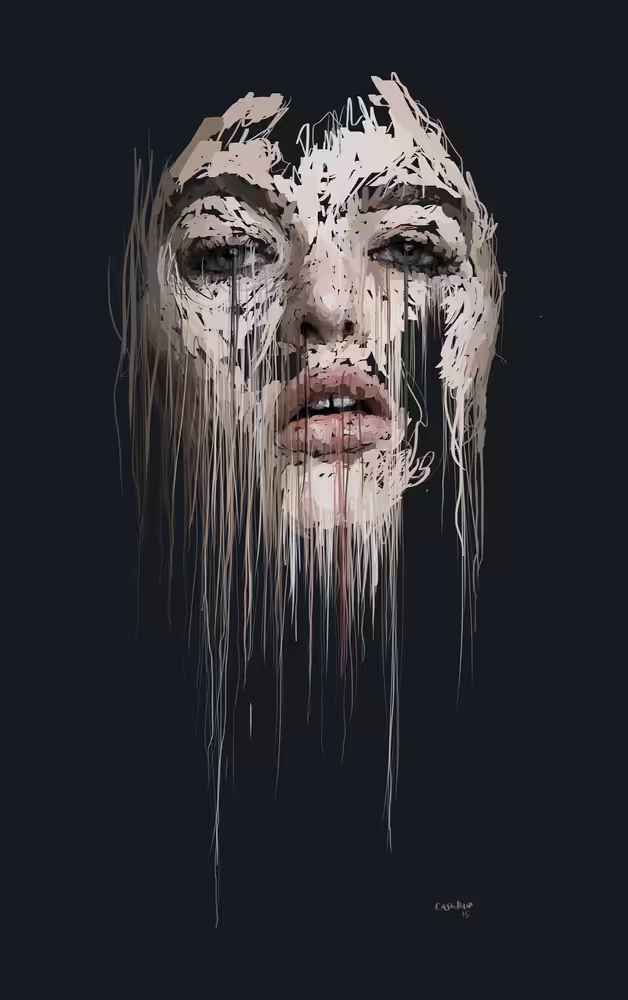 Broken head