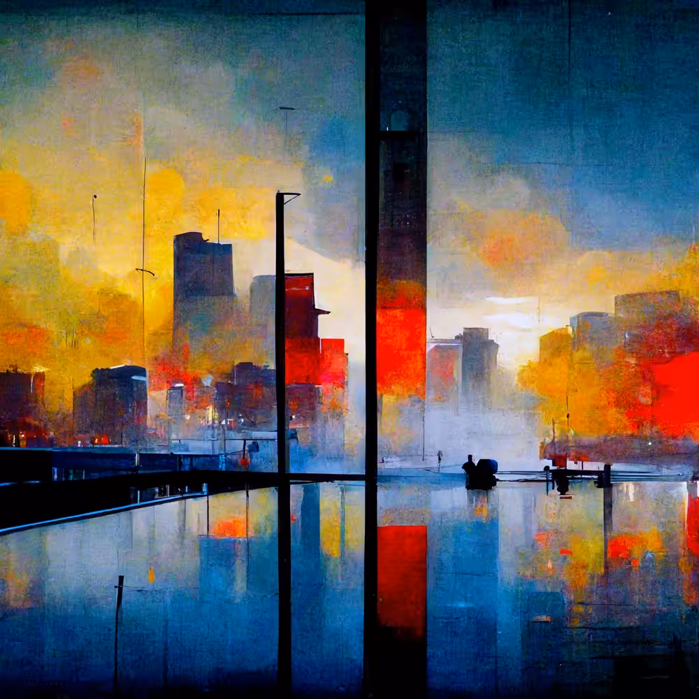 Sunset In The City