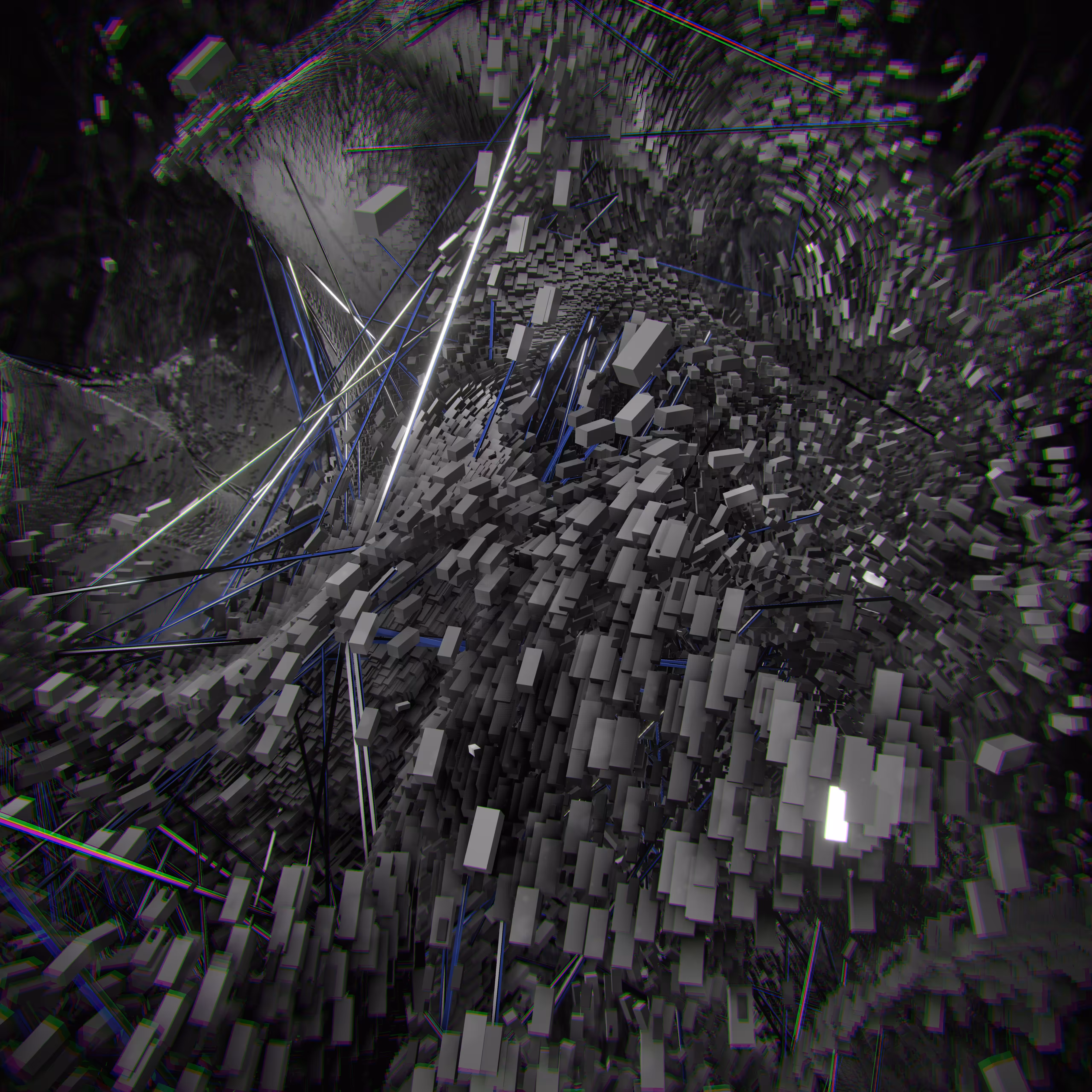 GENoize_Wave#05 monochrome version