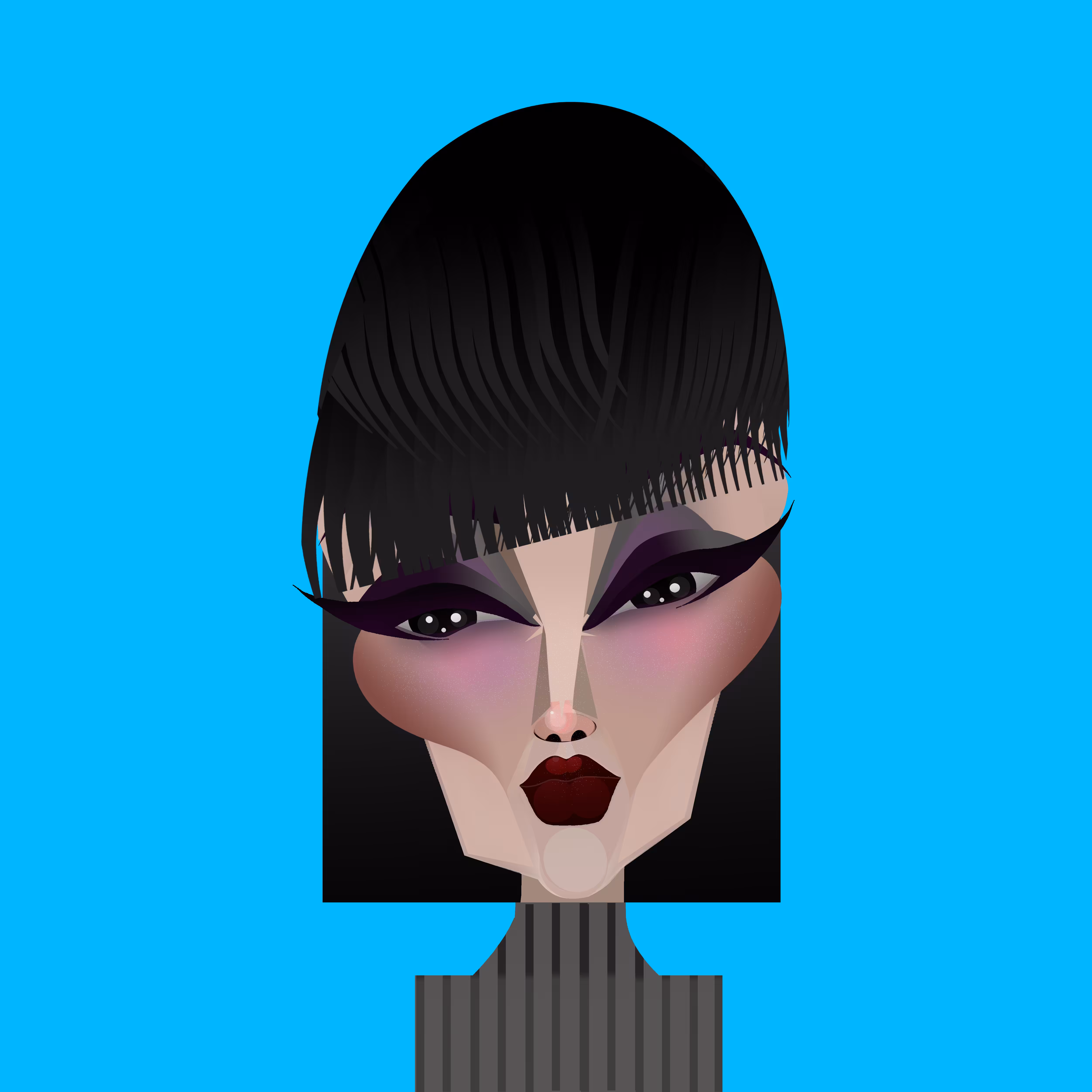 isabel black hair