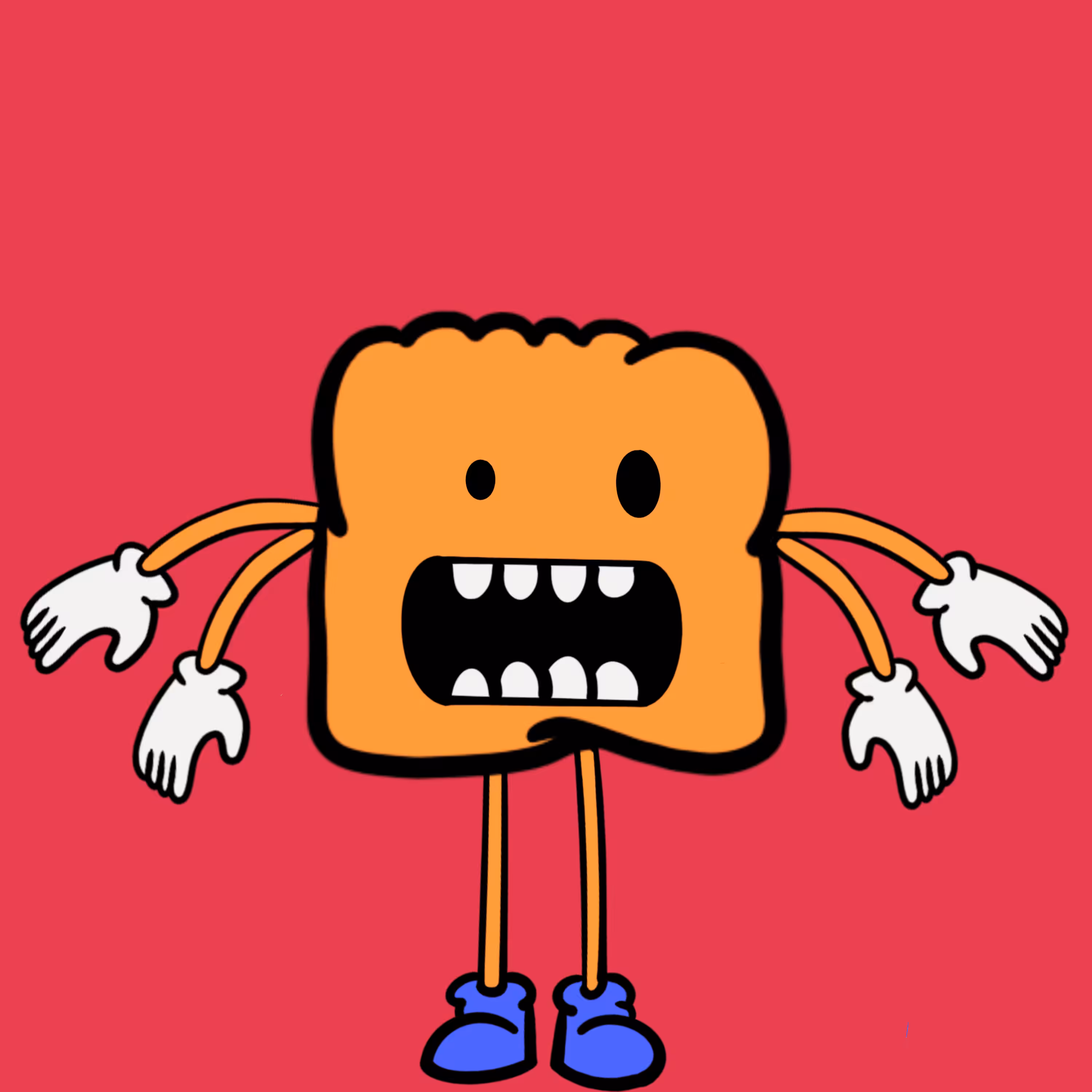 Monster #1 : Scared Toast