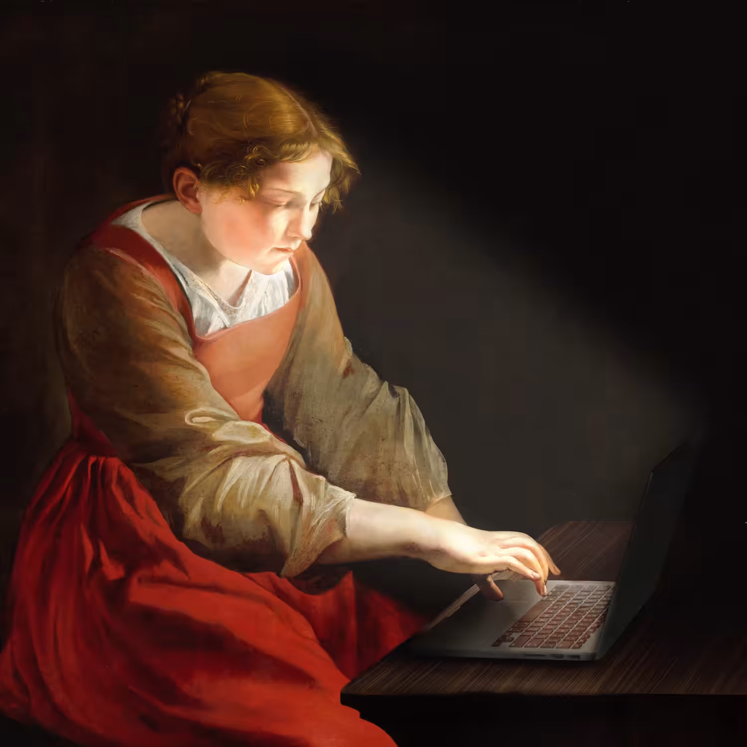 St. Cecilia and the Laptop