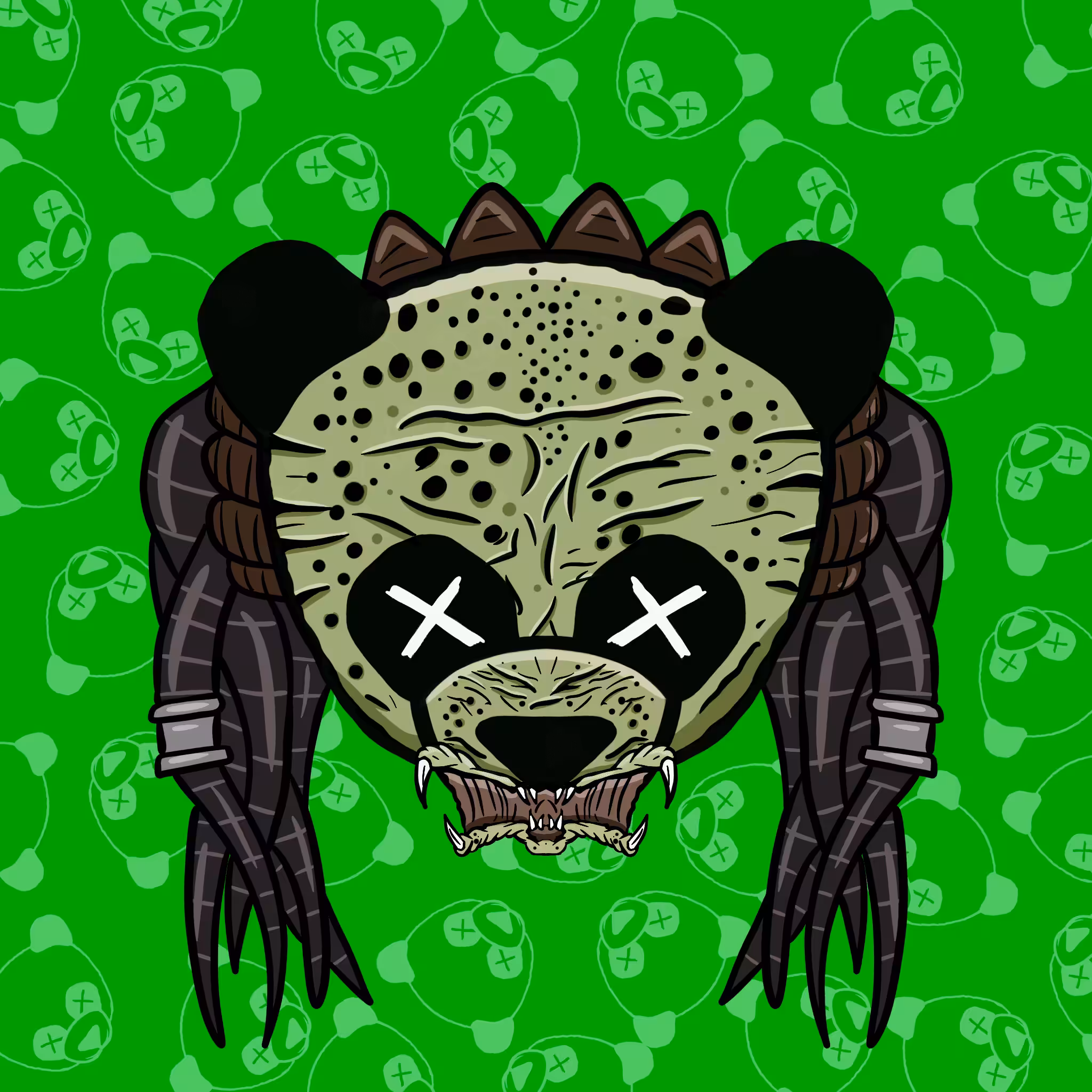 Panda Head #041