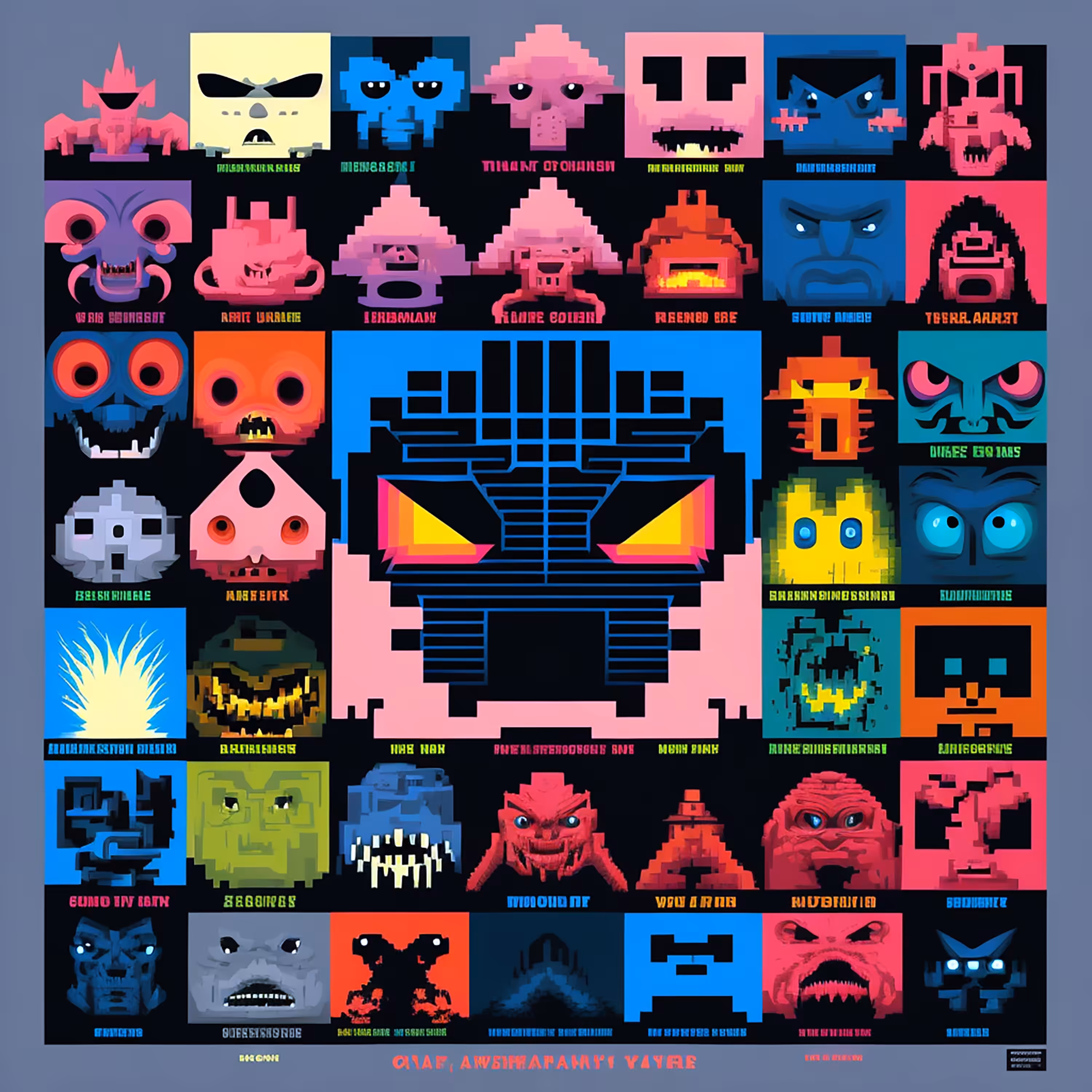 Pixel Game Posters #141