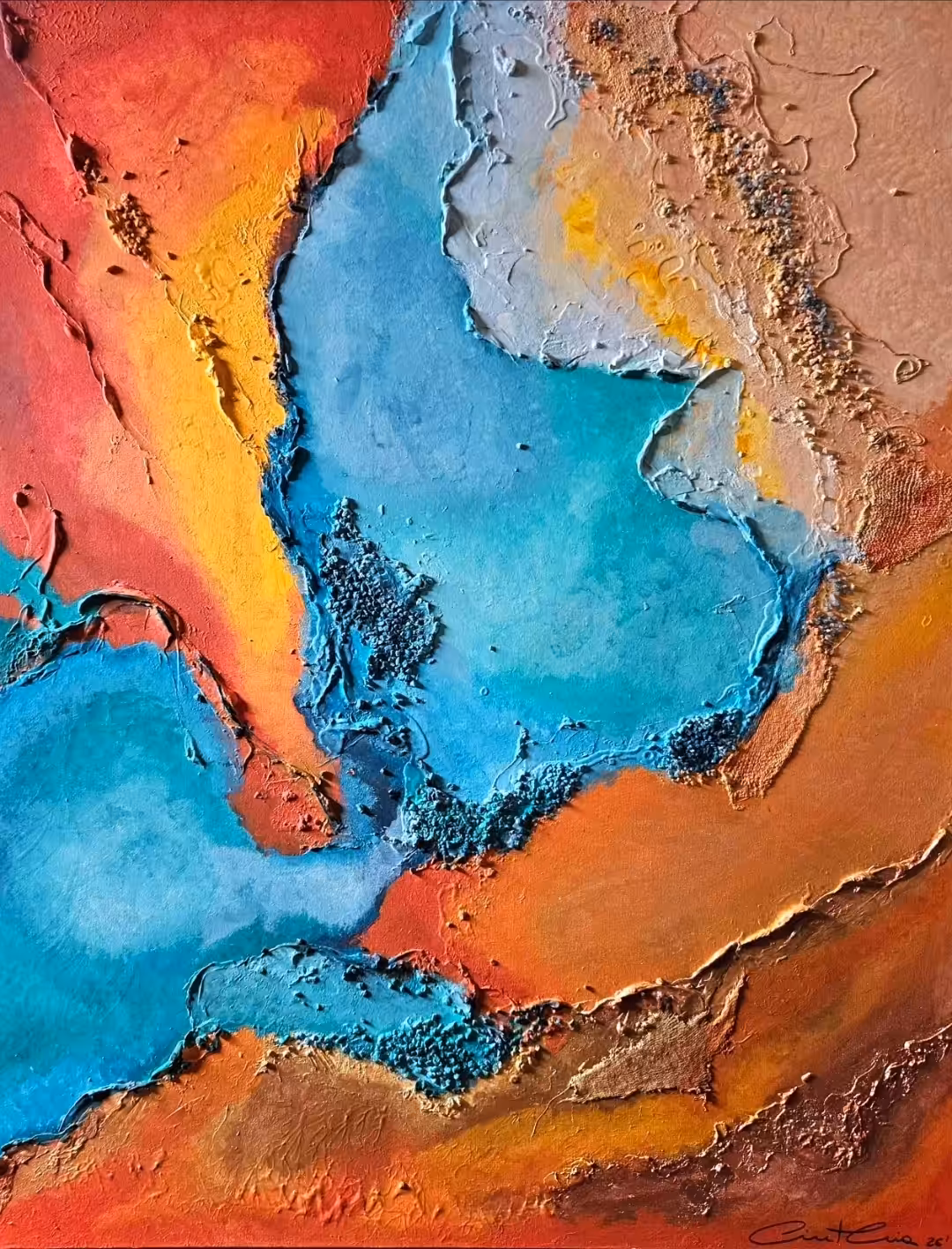 Abstract Texture Collection: "Amanecer en el mar"