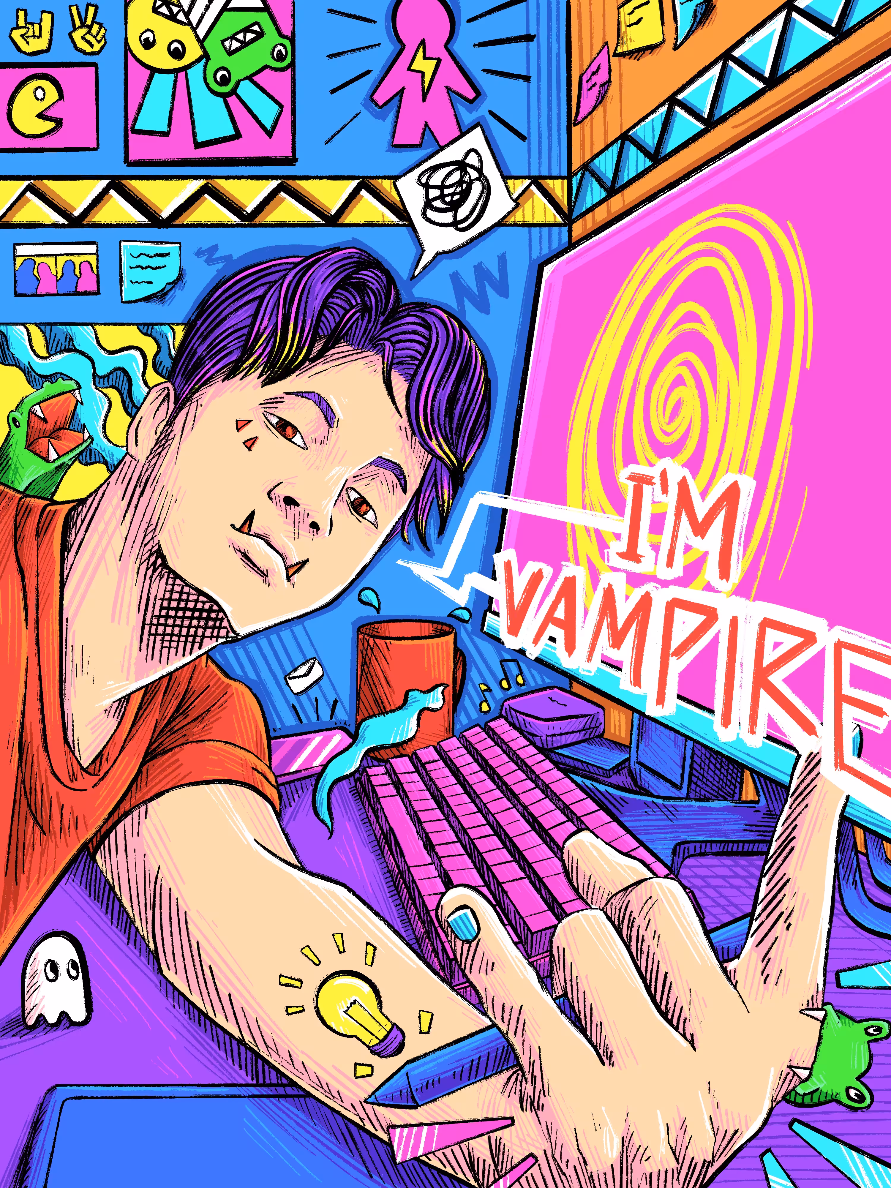 My Daily Life as a Vampire