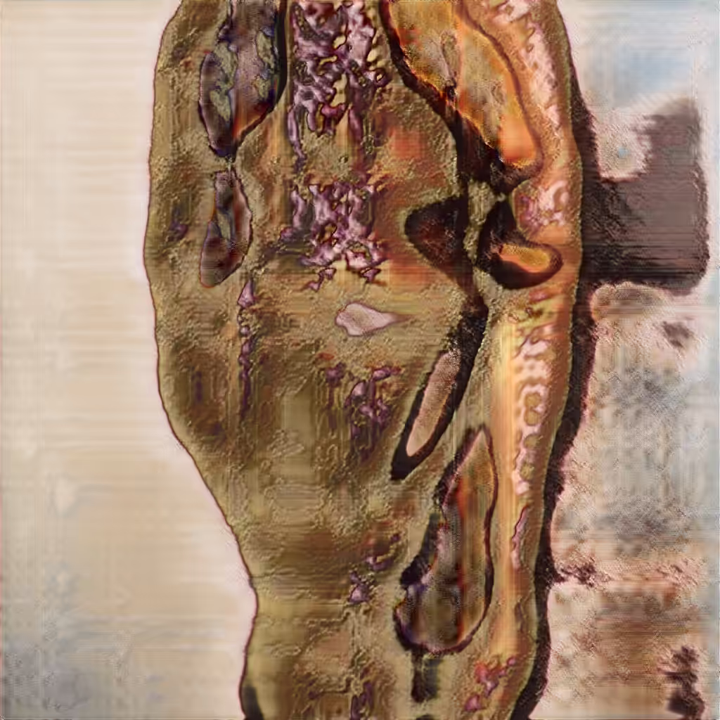 AI Generated Nude Portrait #7 Frame #260
