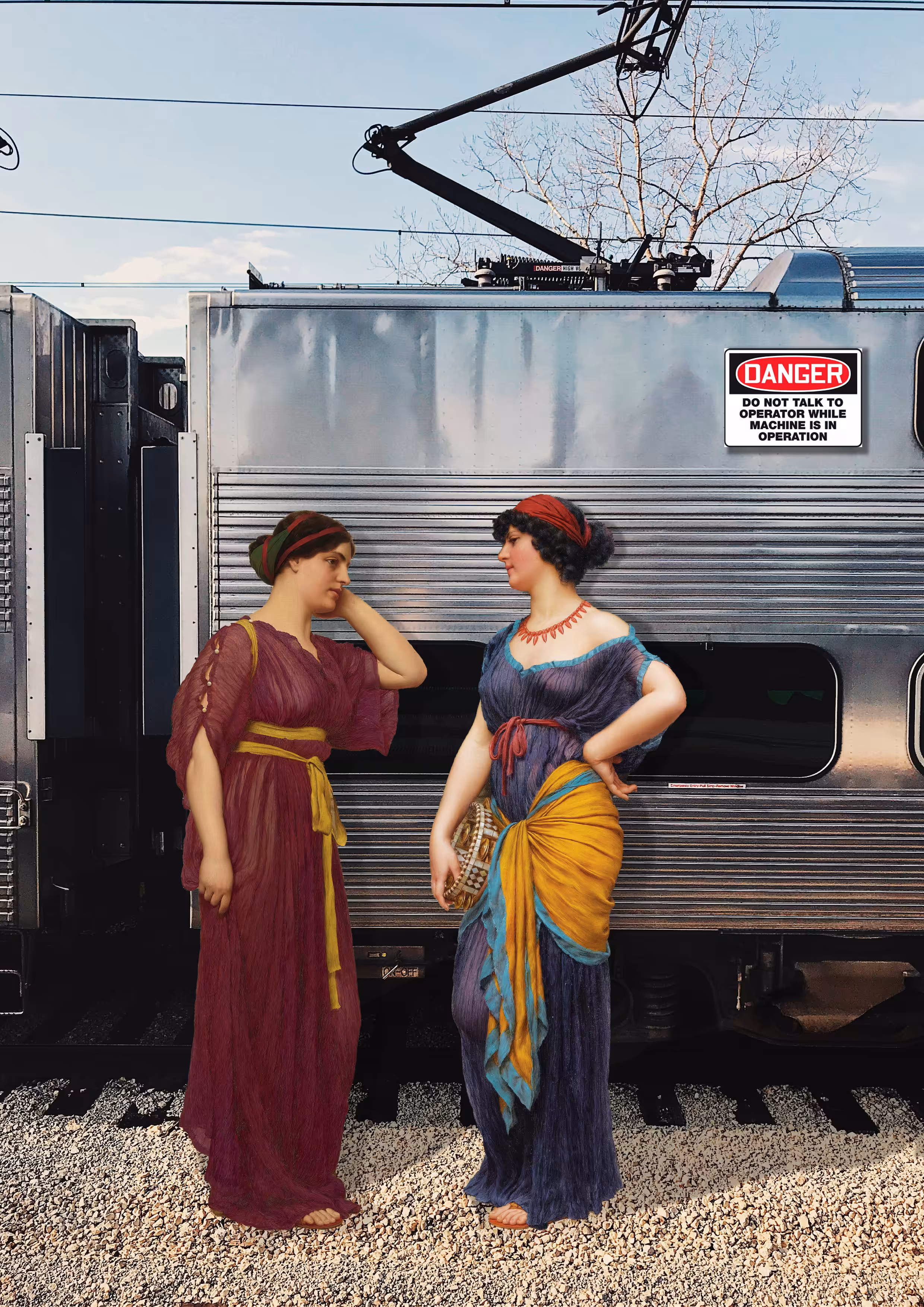 Famous Painting Invade Modern-Day: Social Warriors