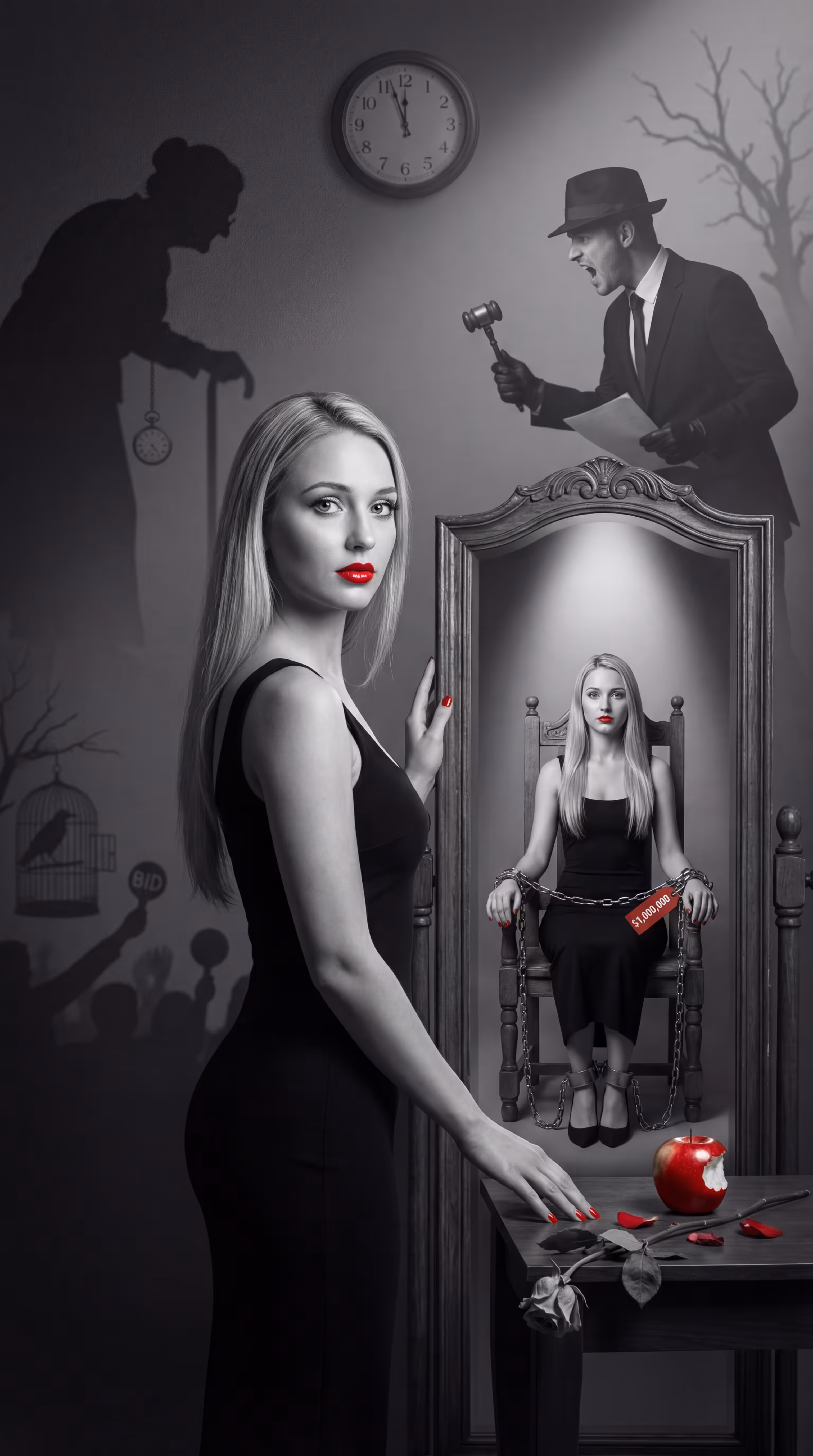 Luxara Noir — Chapter VIII: The Wall That Breathes Your Regrets