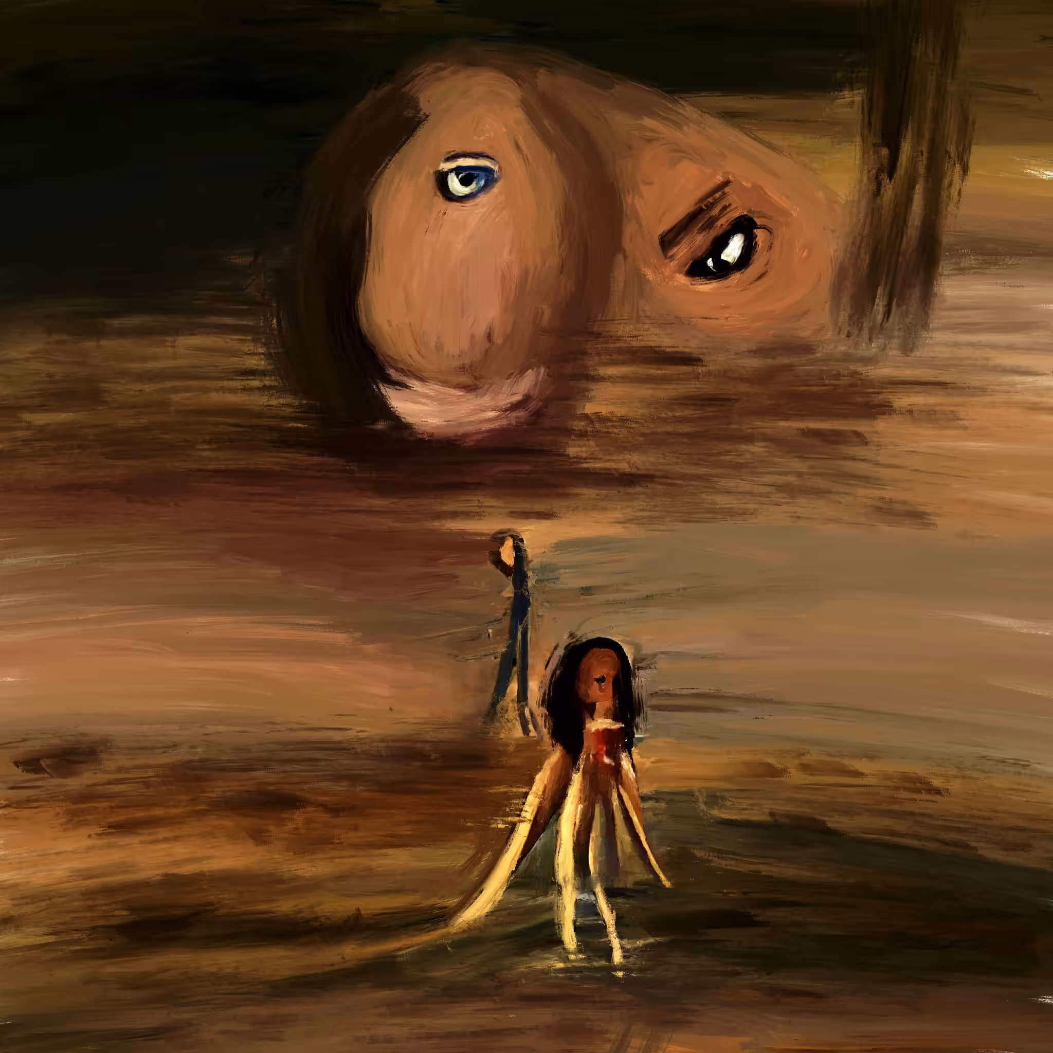 walking eyes