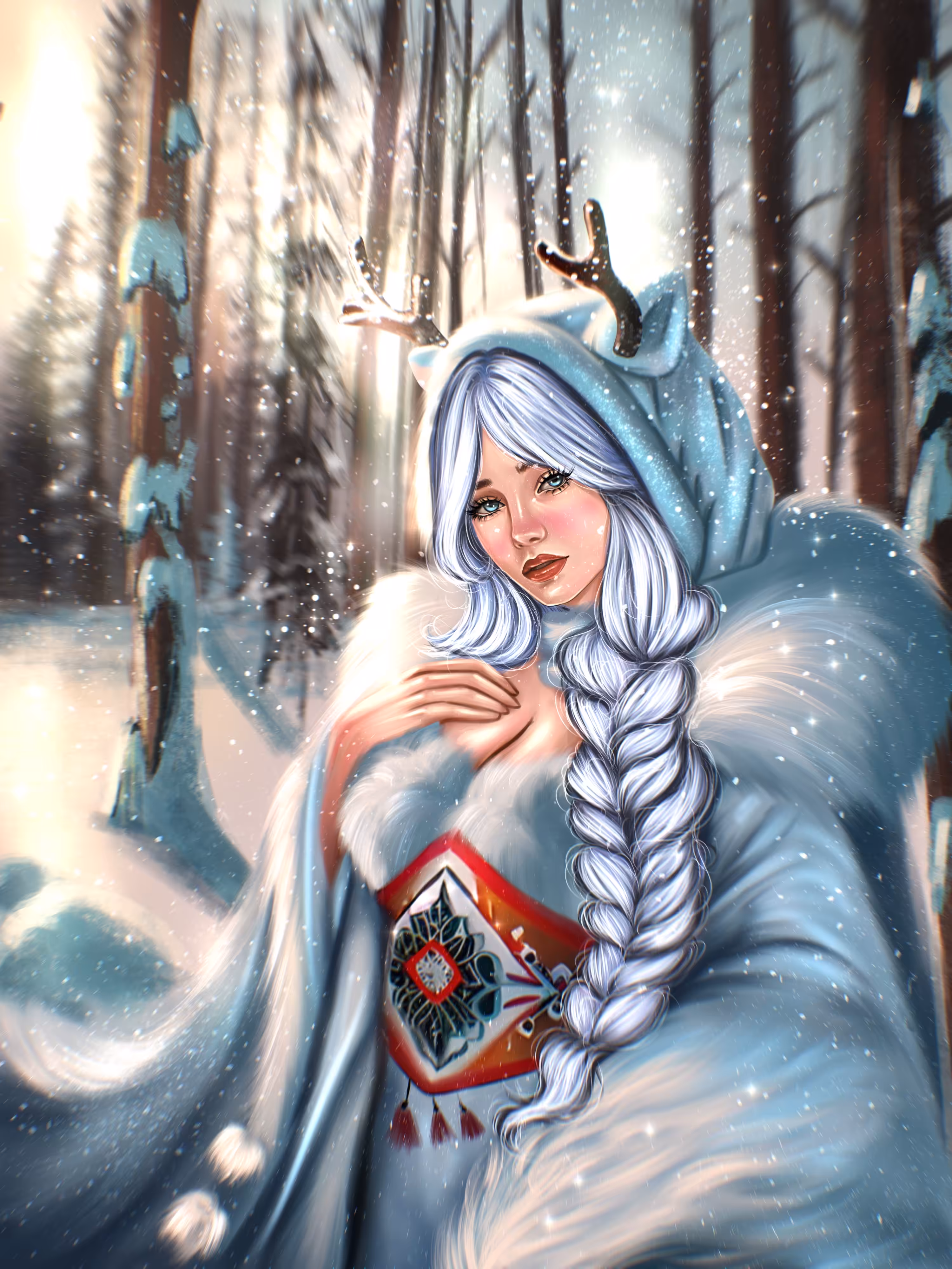 The Keeper of the winter forest