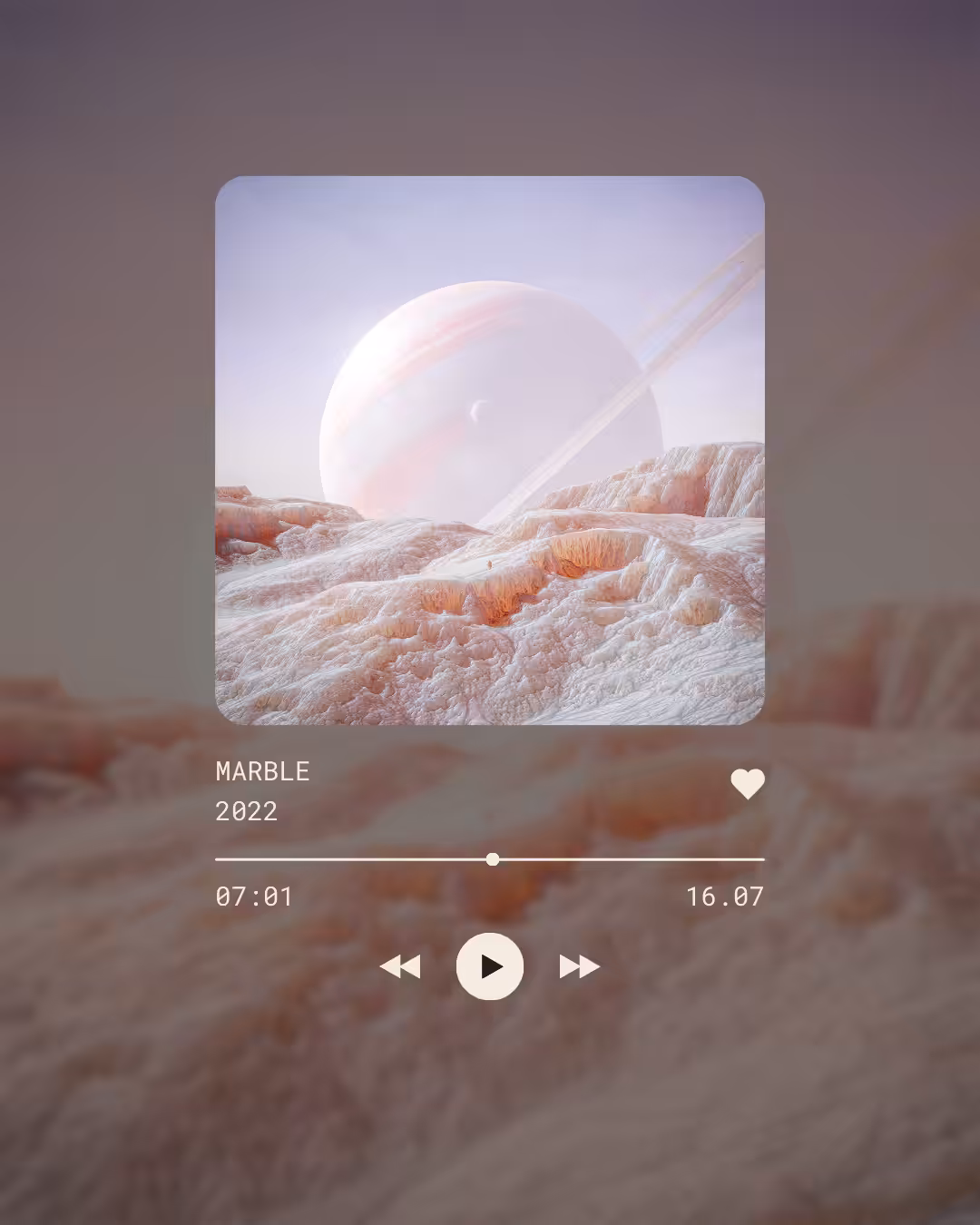 Music Player: Marble