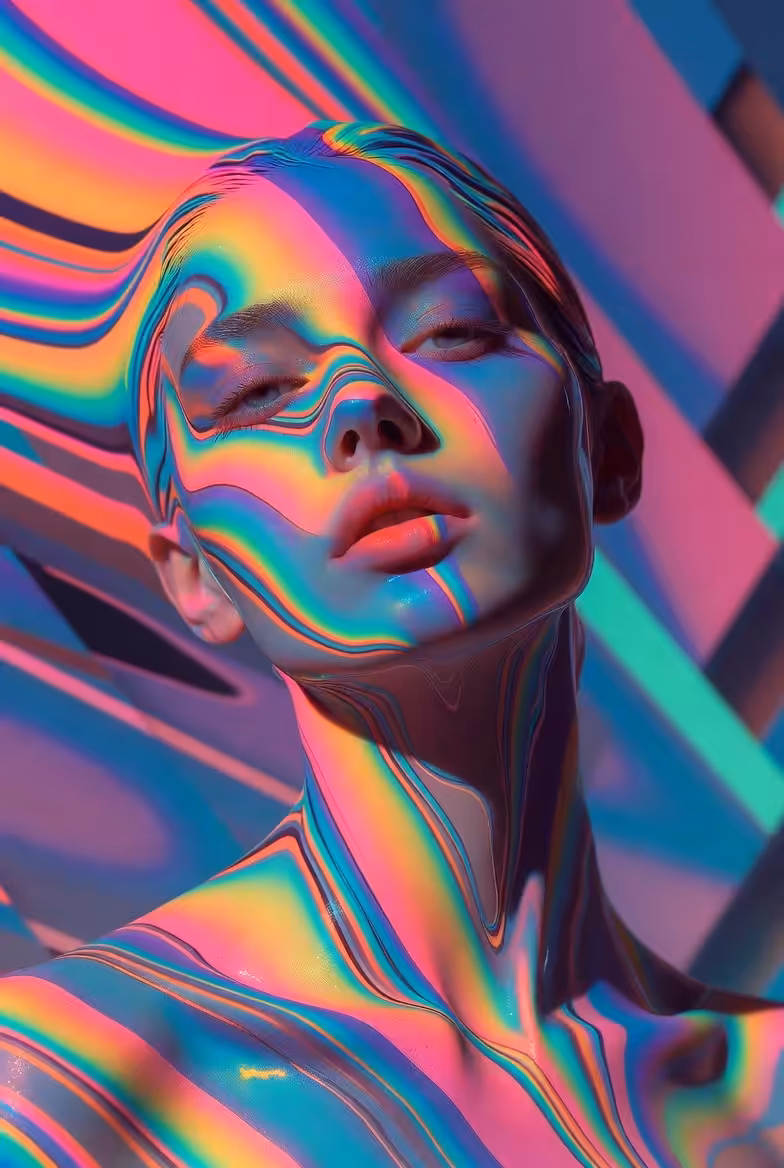 Beauty amidst the beauty of colors