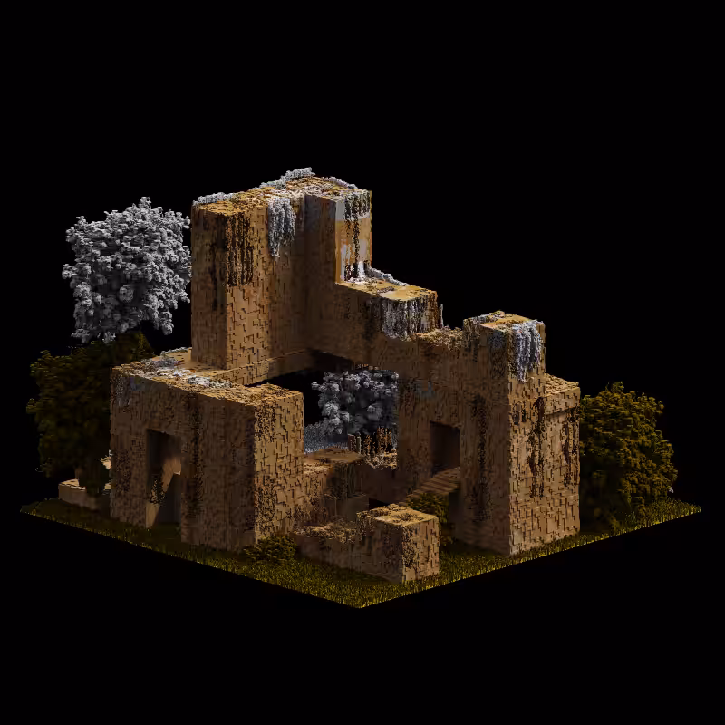 The voxel house #N1 #6