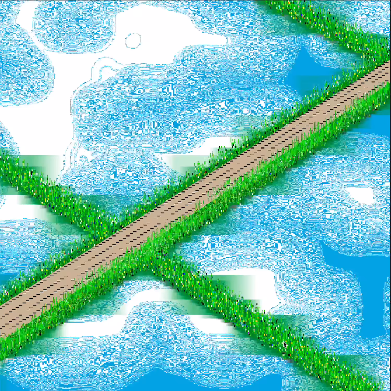 somewhere in a rice field