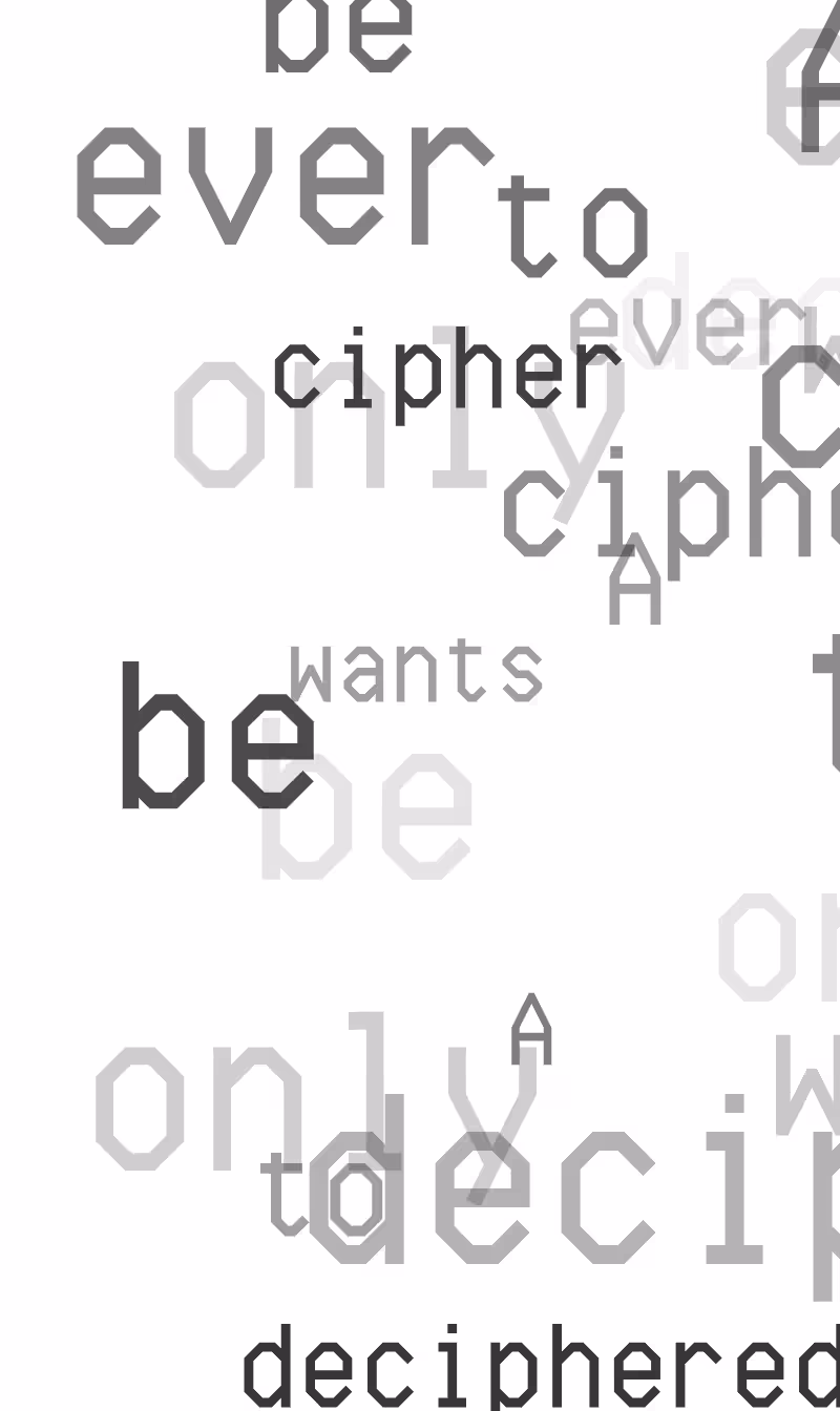 CRYPTIC POEMS #47 | AOLS #254