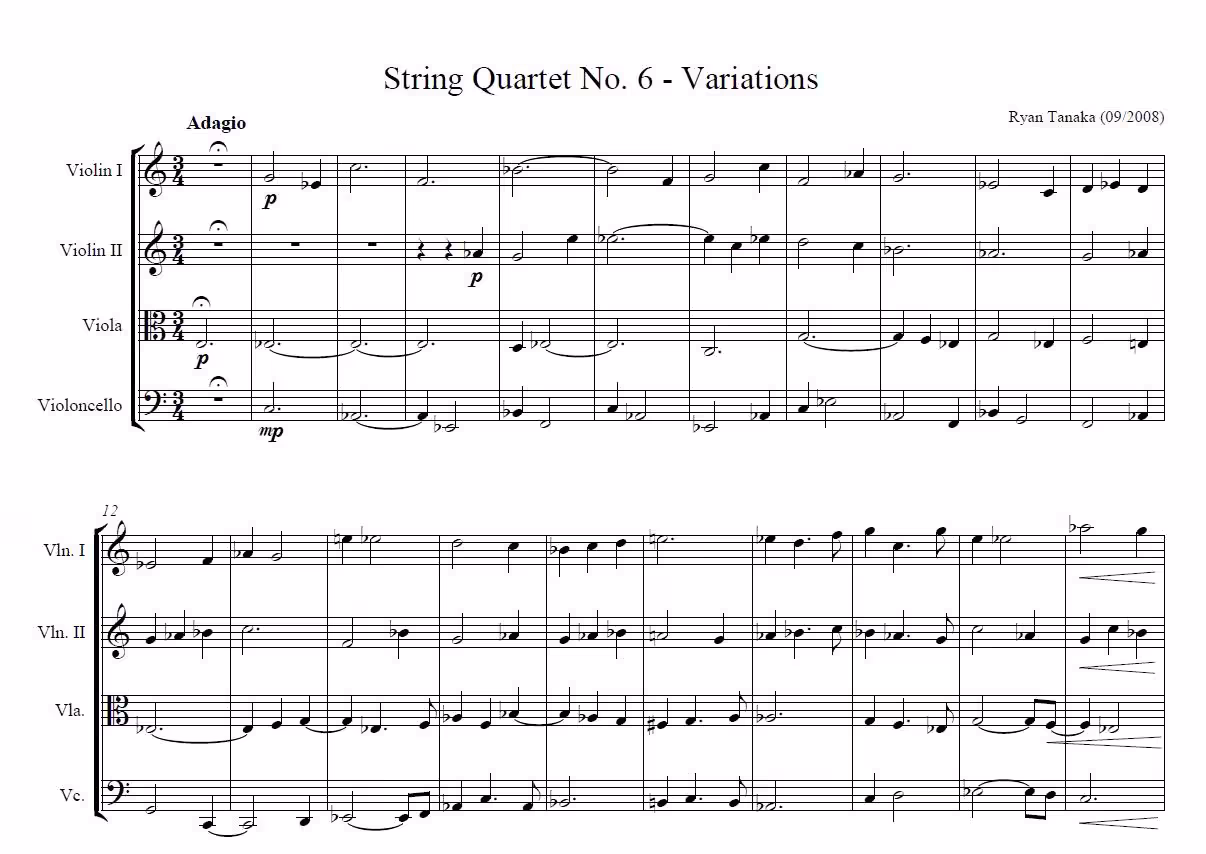 String Quartet No. 6