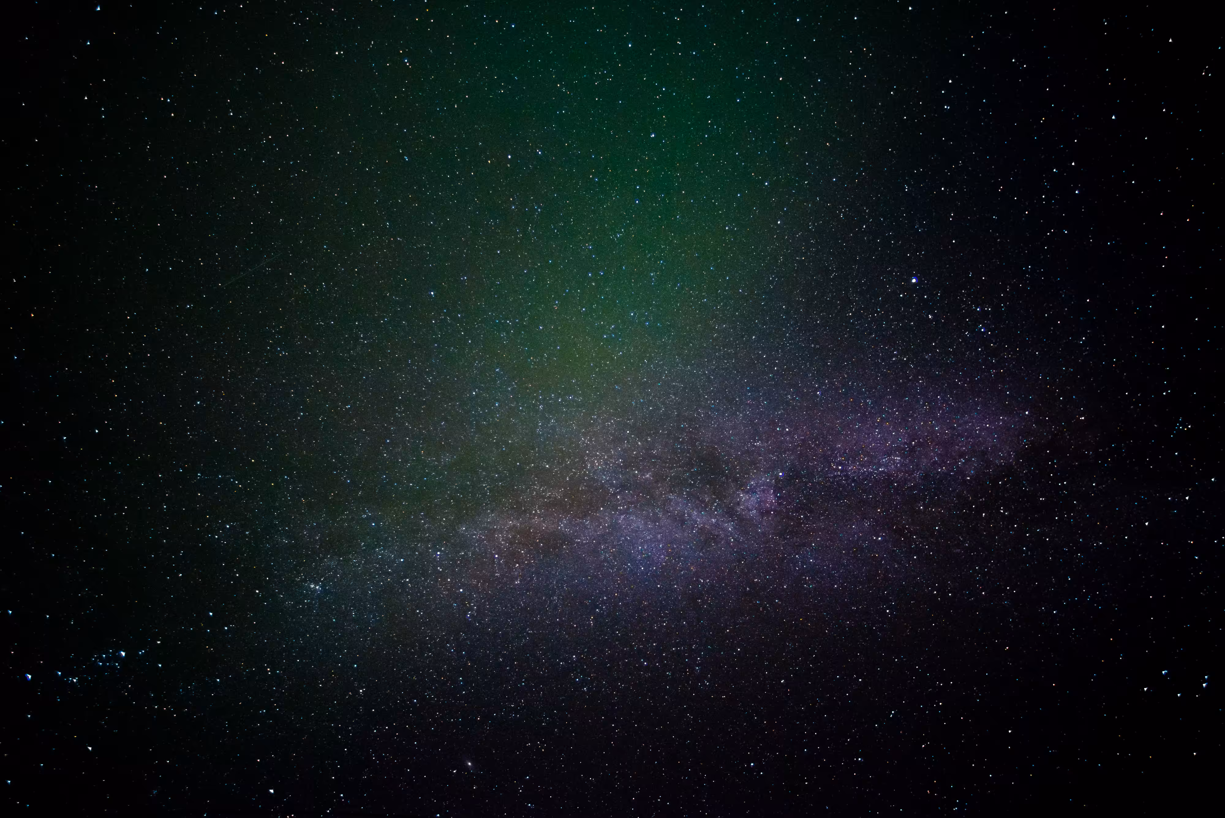 Rumors of Arctic Belonging - Aurora below Galactic Center, Iceland
