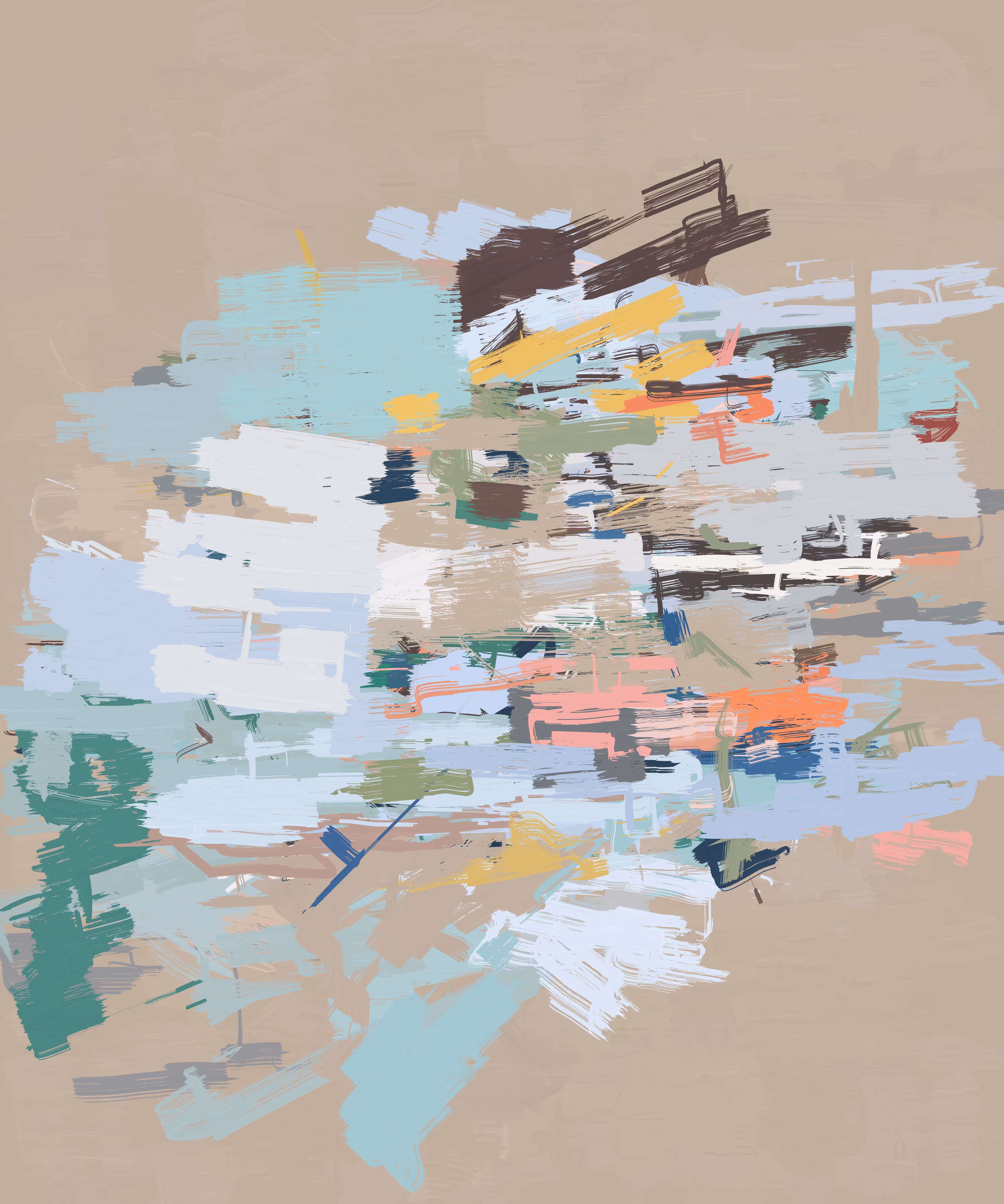 Harbor Scene #1 (after John Henry Twachtman)
