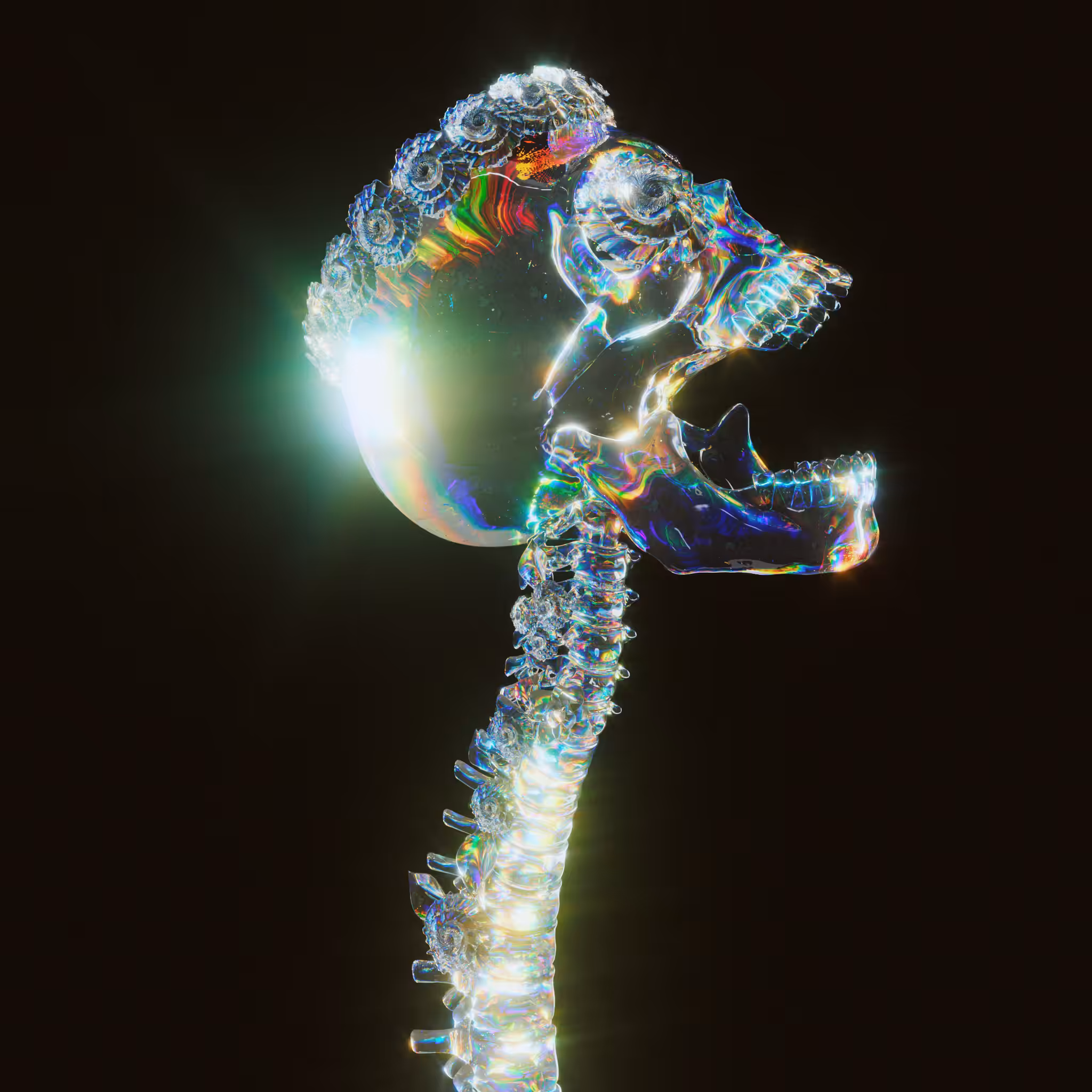 In the form of a skeleton #17