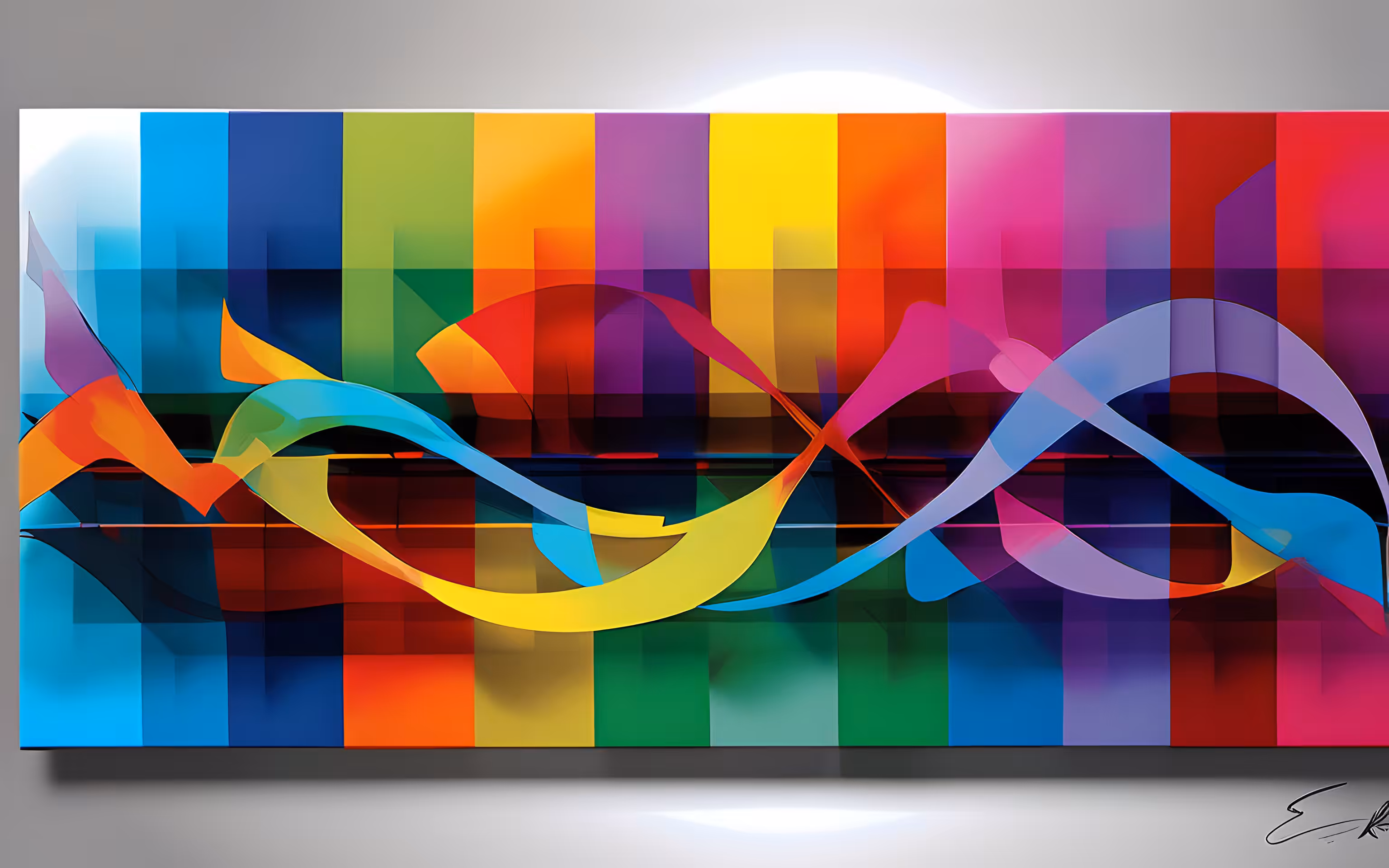 AI imagines famous generative artworks #237